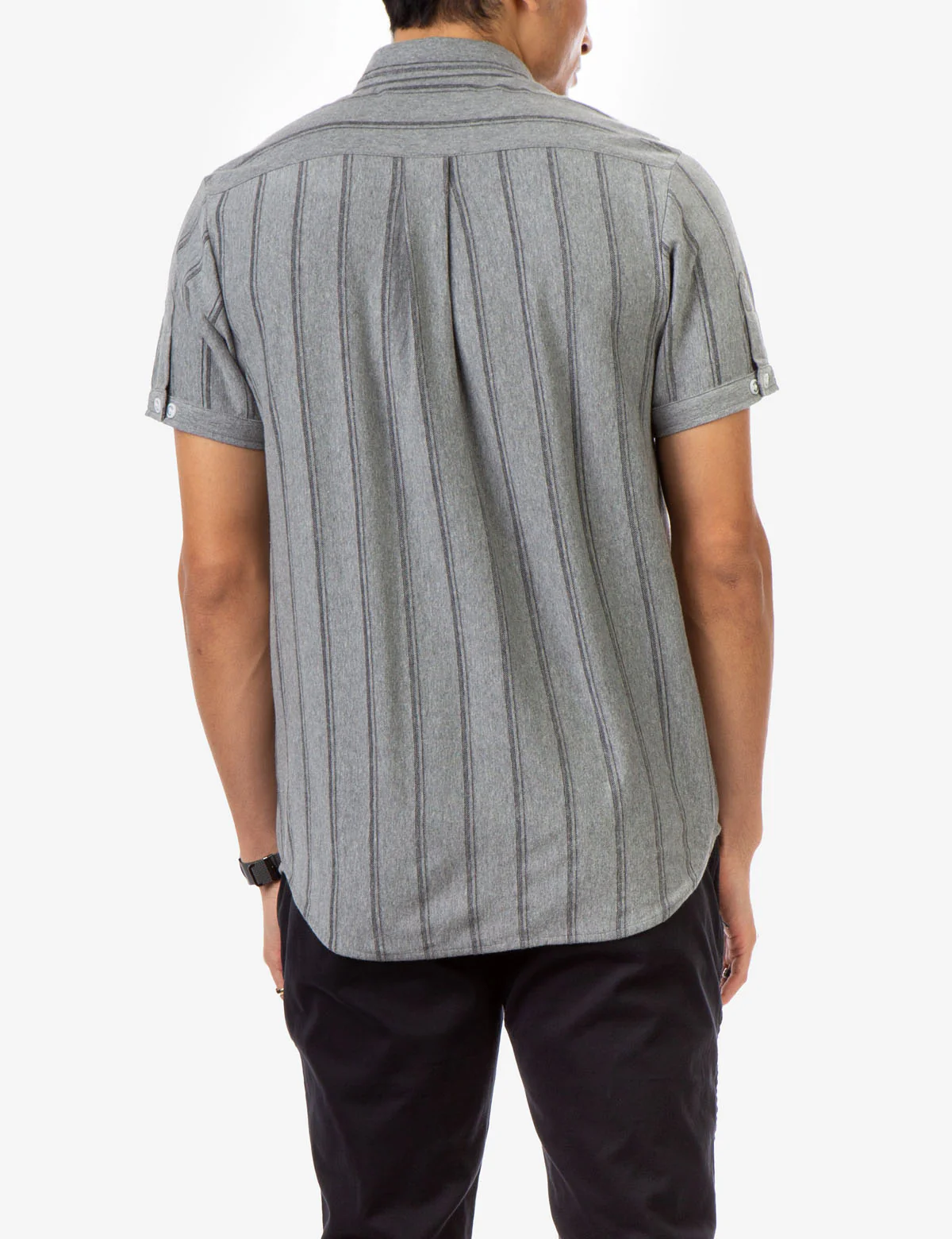 BIRDSEYE STRIPED JERSEY SHIRT - Image 5