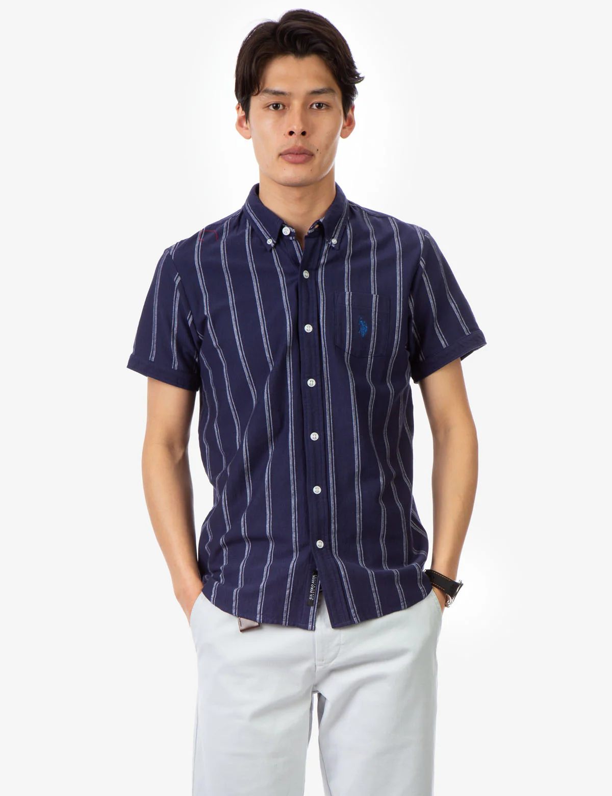 BIRDSEYE STRIPED JERSEY SHIRT - Image 8