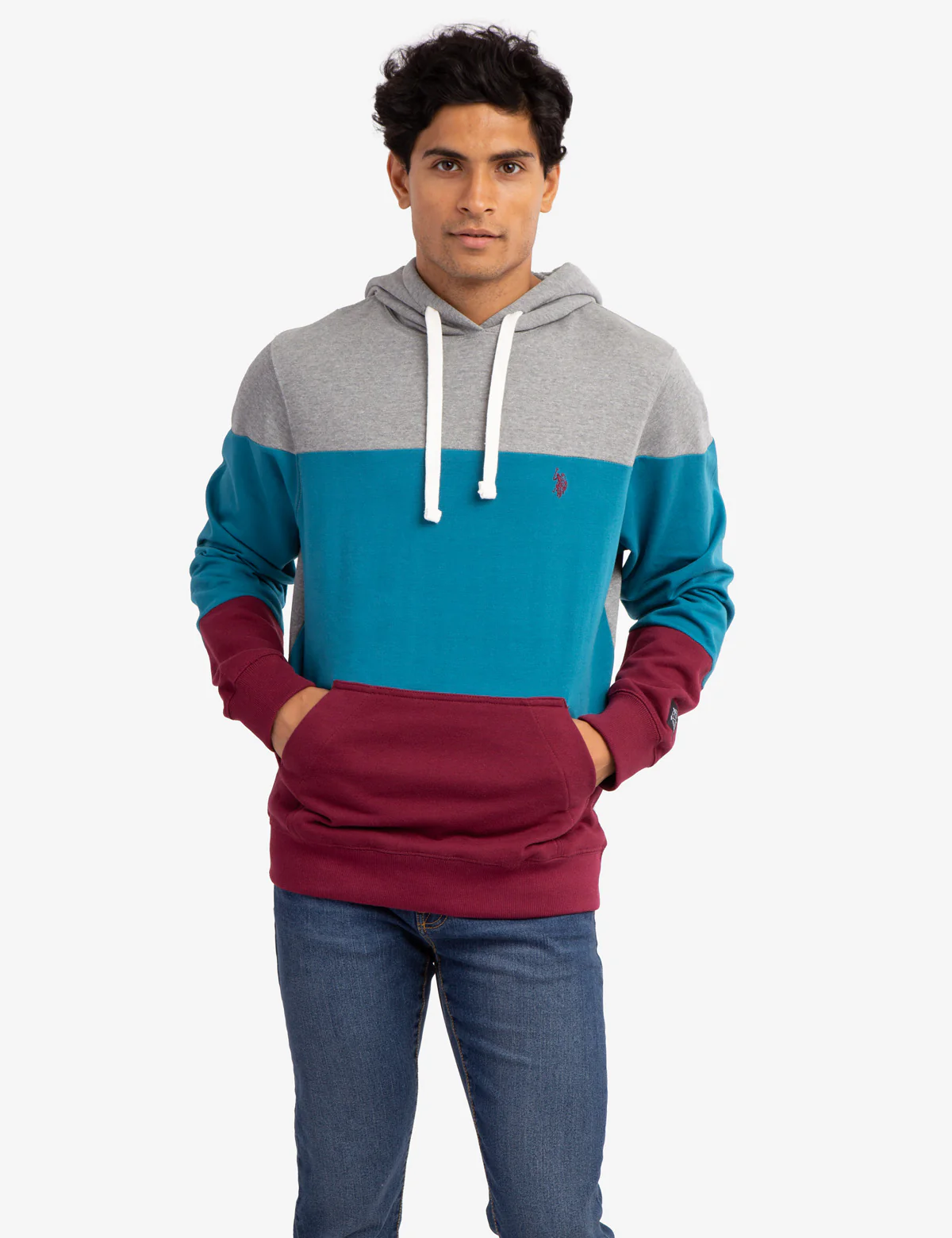 BLACK MALLET COLORBLOCK FRENCH TERRY HOODY - Image 3