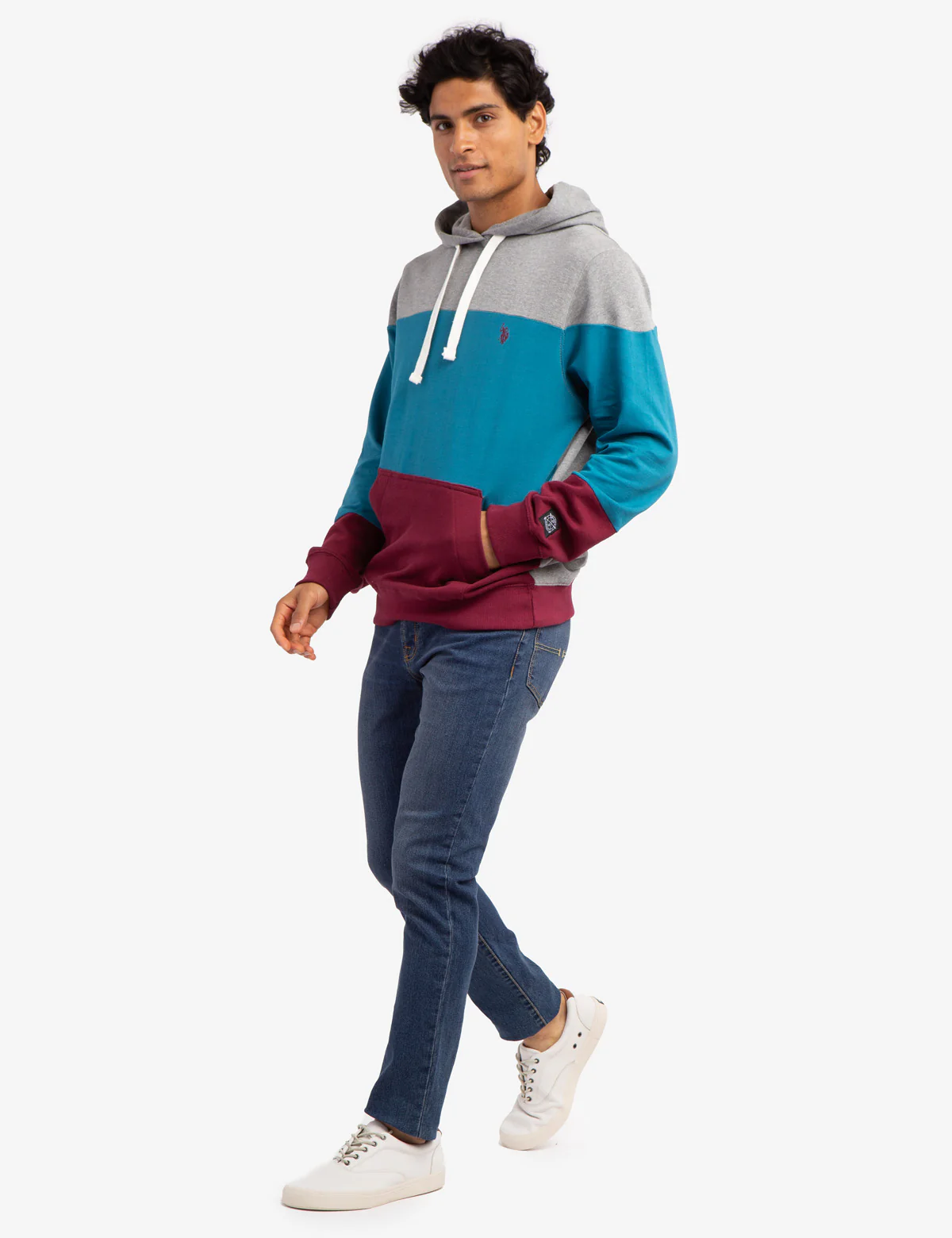 BLACK MALLET COLORBLOCK FRENCH TERRY HOODY - Image 6
