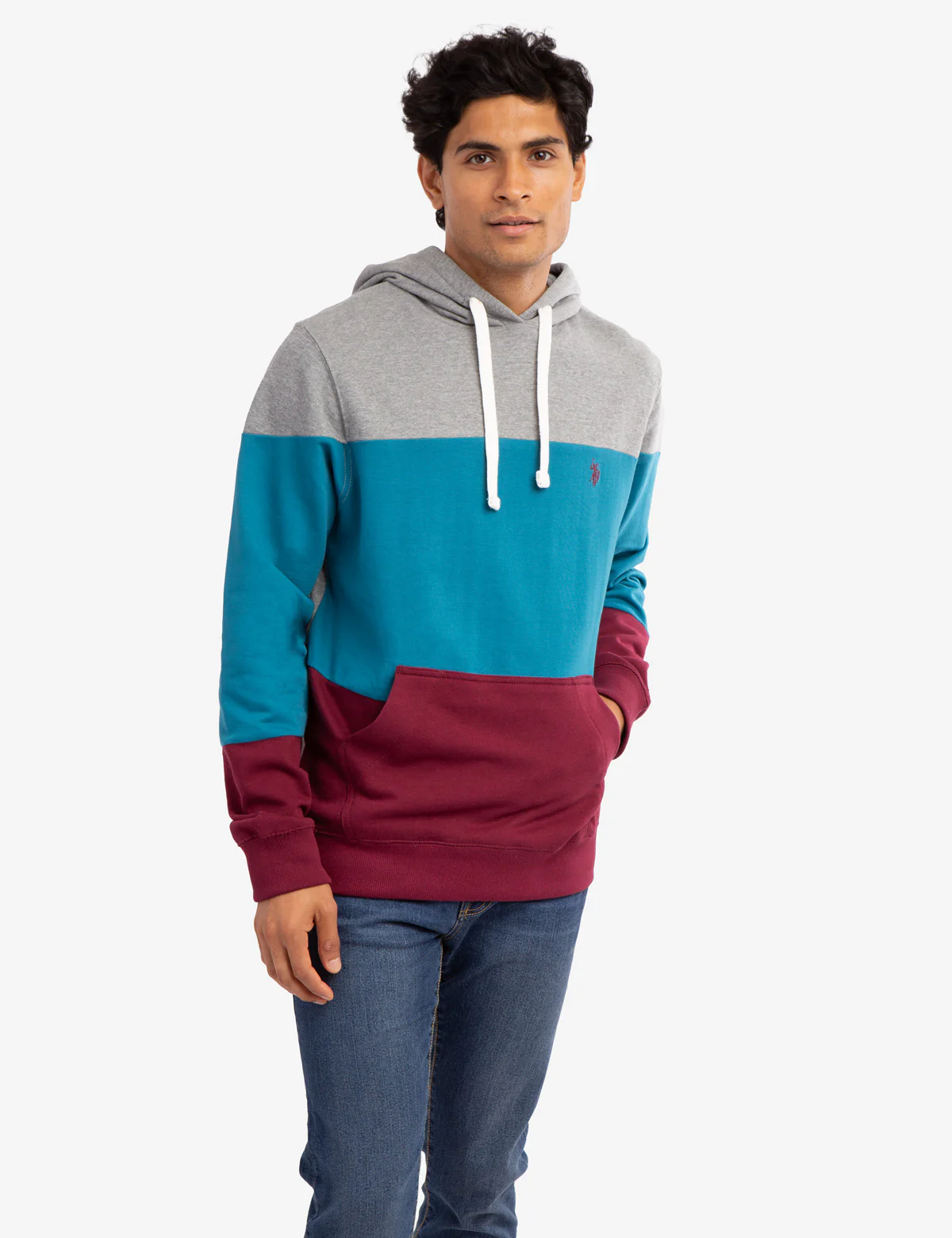 BLACK MALLET COLORBLOCK FRENCH TERRY HOODY - Image 7