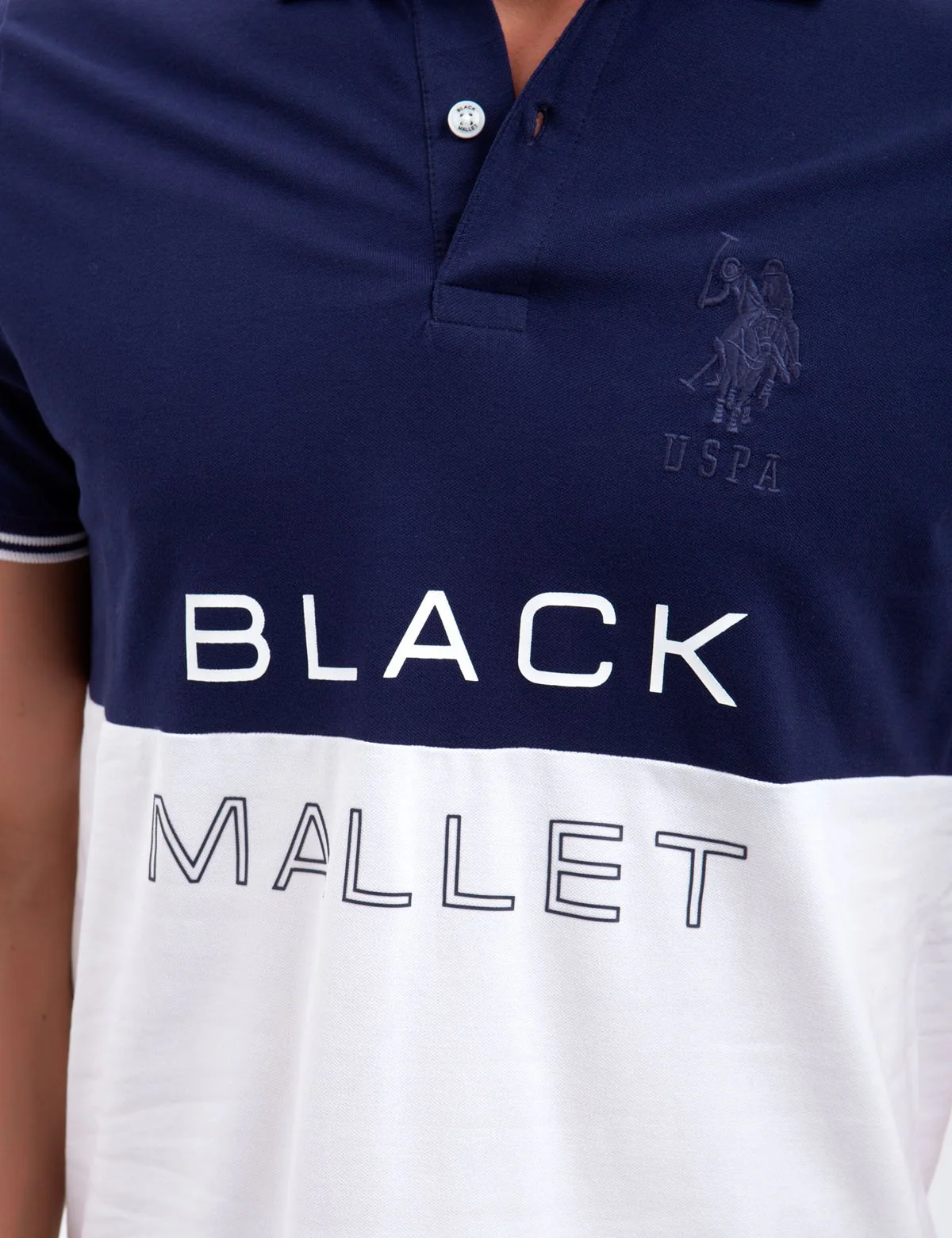 BLACK MALLET SLIM FIT STRETCH PIQUE POLO SHIRT - Image 13