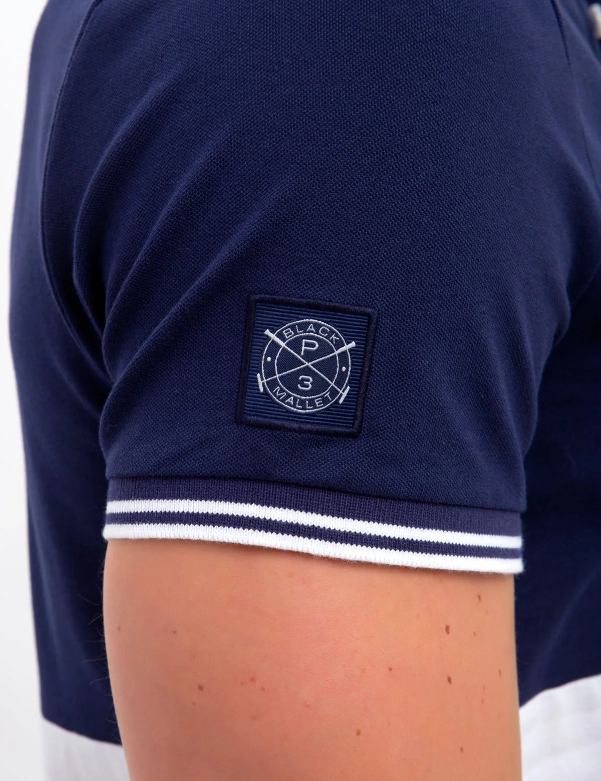 BLACK MALLET SLIM FIT STRETCH PIQUE POLO SHIRT - Image 6