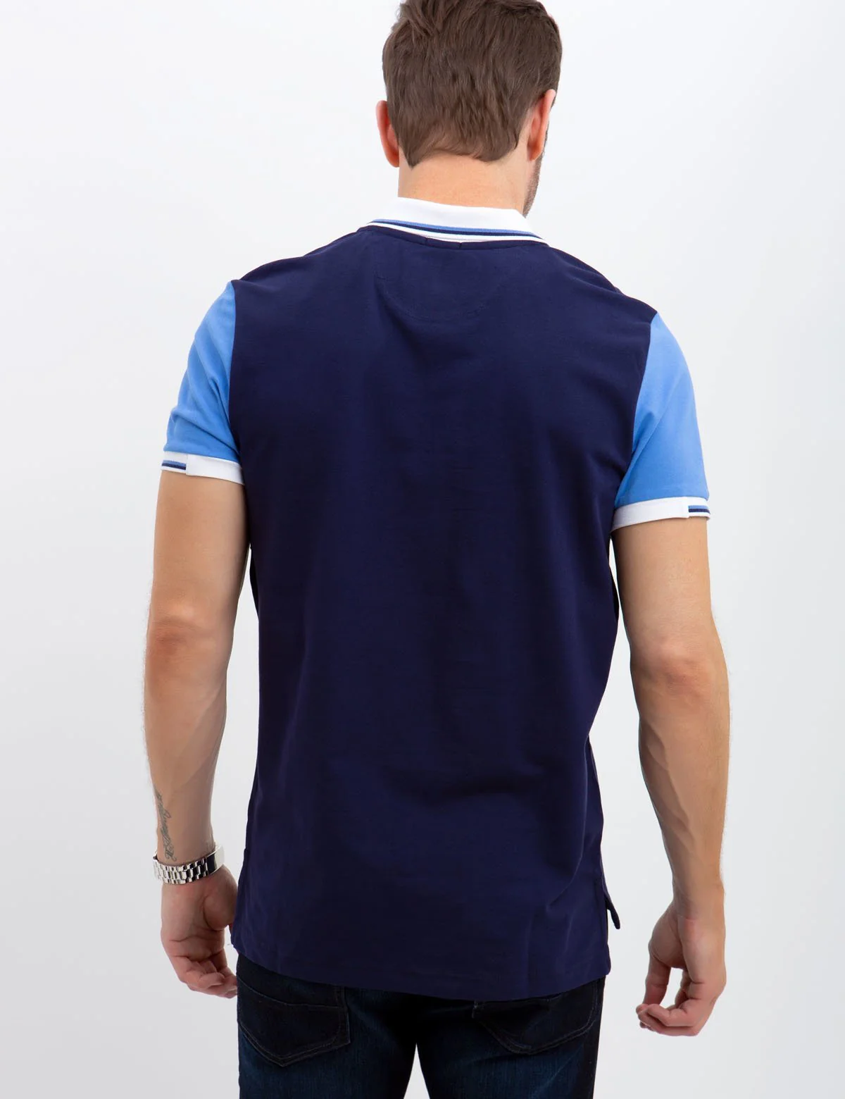 BLACK MALLET SLIM FIT, STRETCH PIQUE, COLORBOCK POLO SHIRT - Image 4