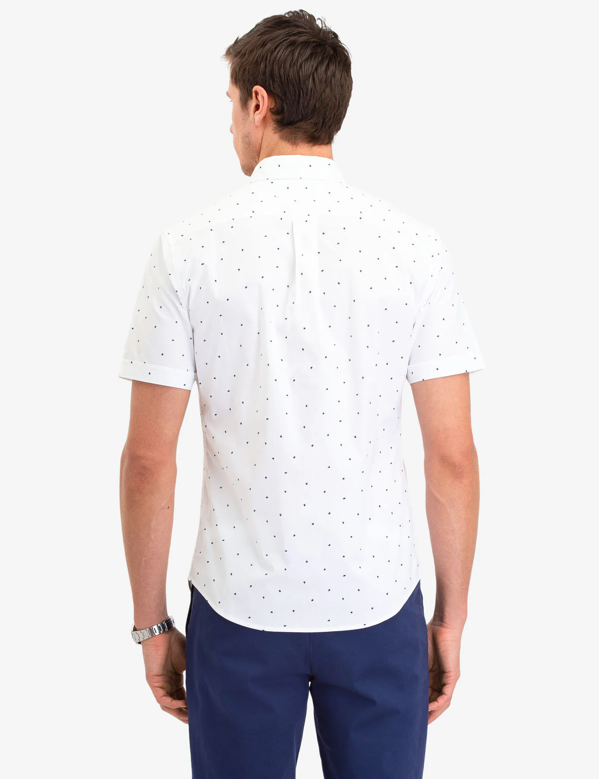 BLACK MALLET DOT PRINT SHORT SLEEVE SHIRT - Image 6