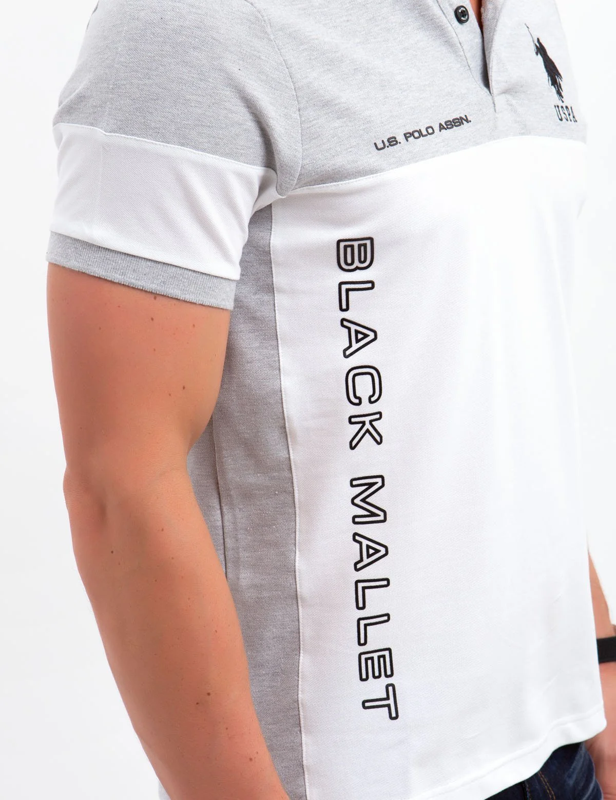 BLACK MALLET SLIM FIT STRETCH PIQUE POLO SHIRT - Image 11