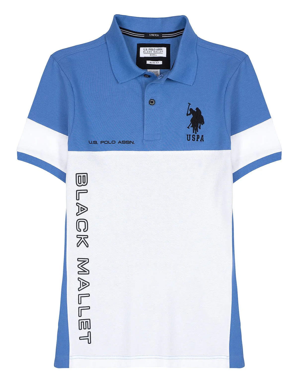 BLACK MALLET SLIM FIT STRETCH PIQUE POLO SHIRT - Image 18