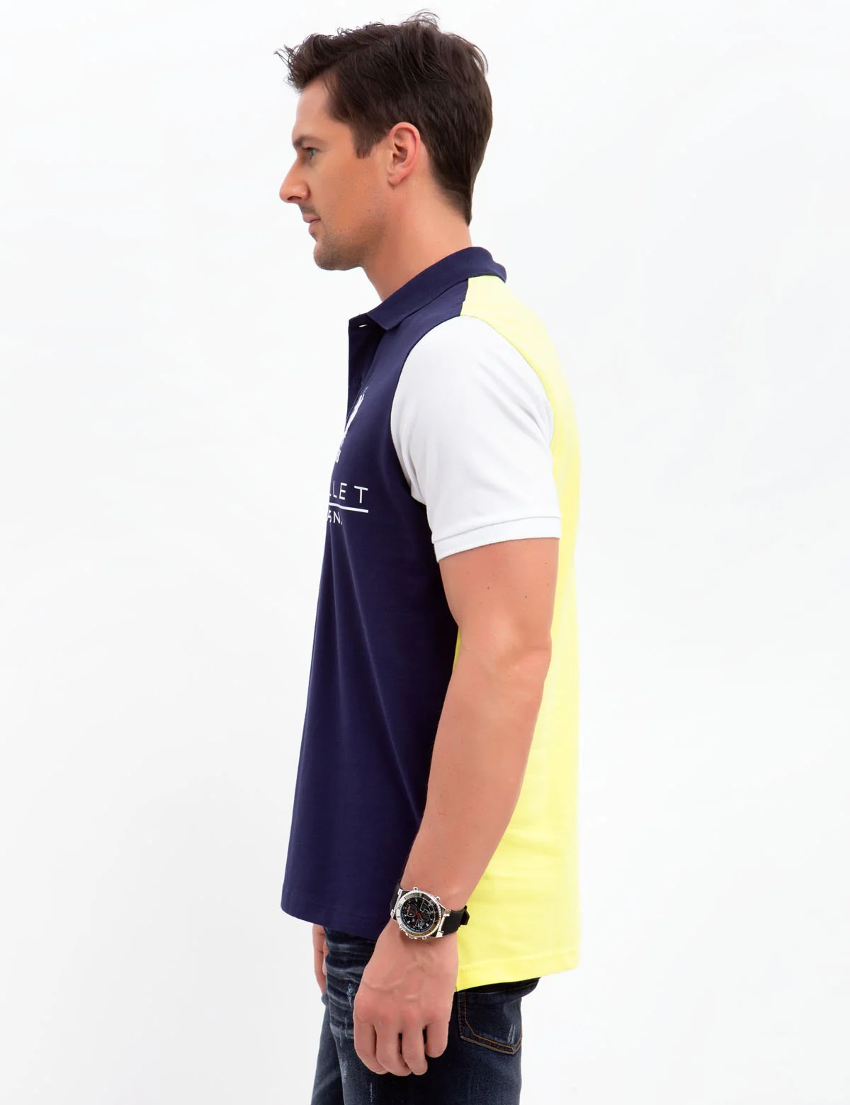 BLACK MALLET LOGO POLO SHIRT - Image 14