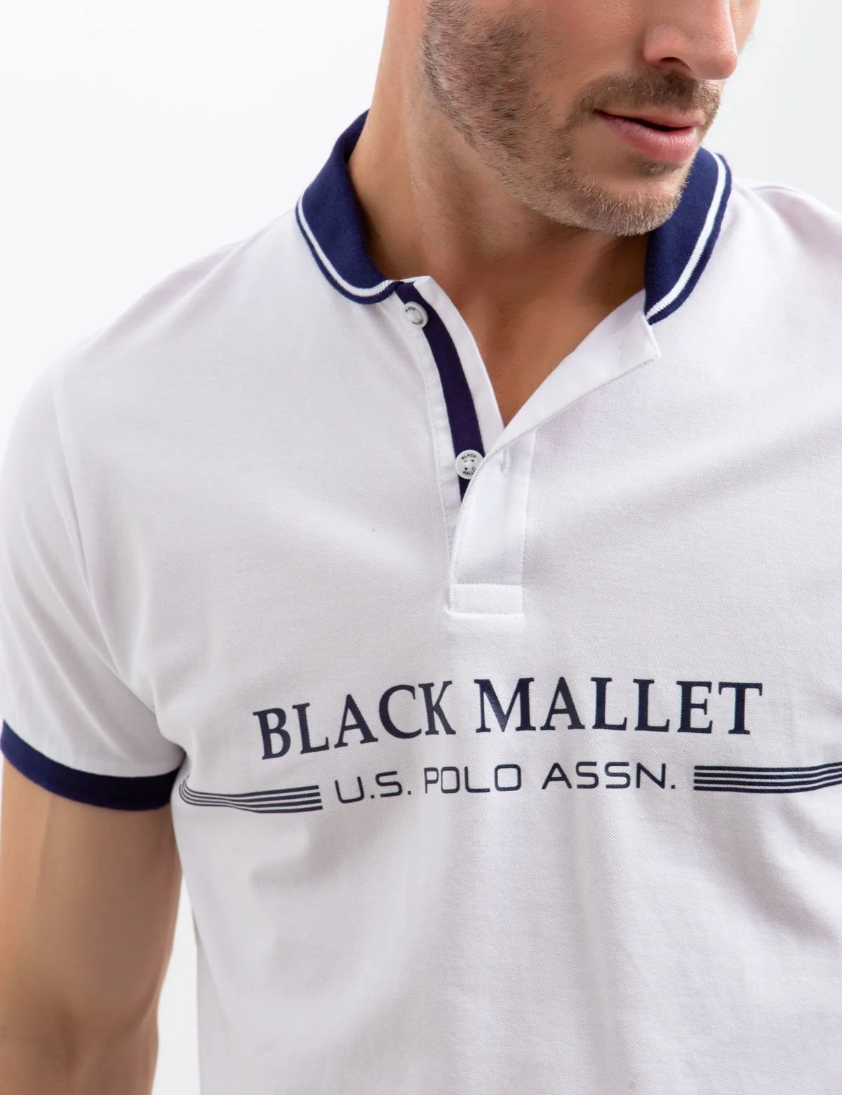 BLACK MALLET POLO SHIRT - Image 15