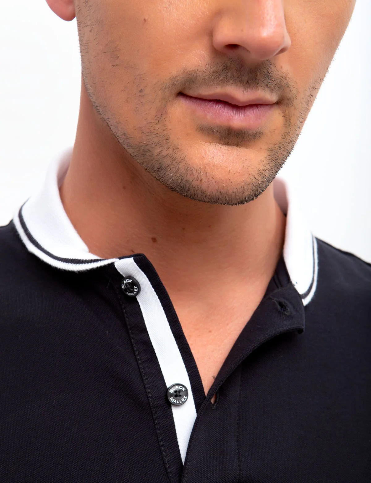 BLACK MALLET POLO SHIRT - Image 22