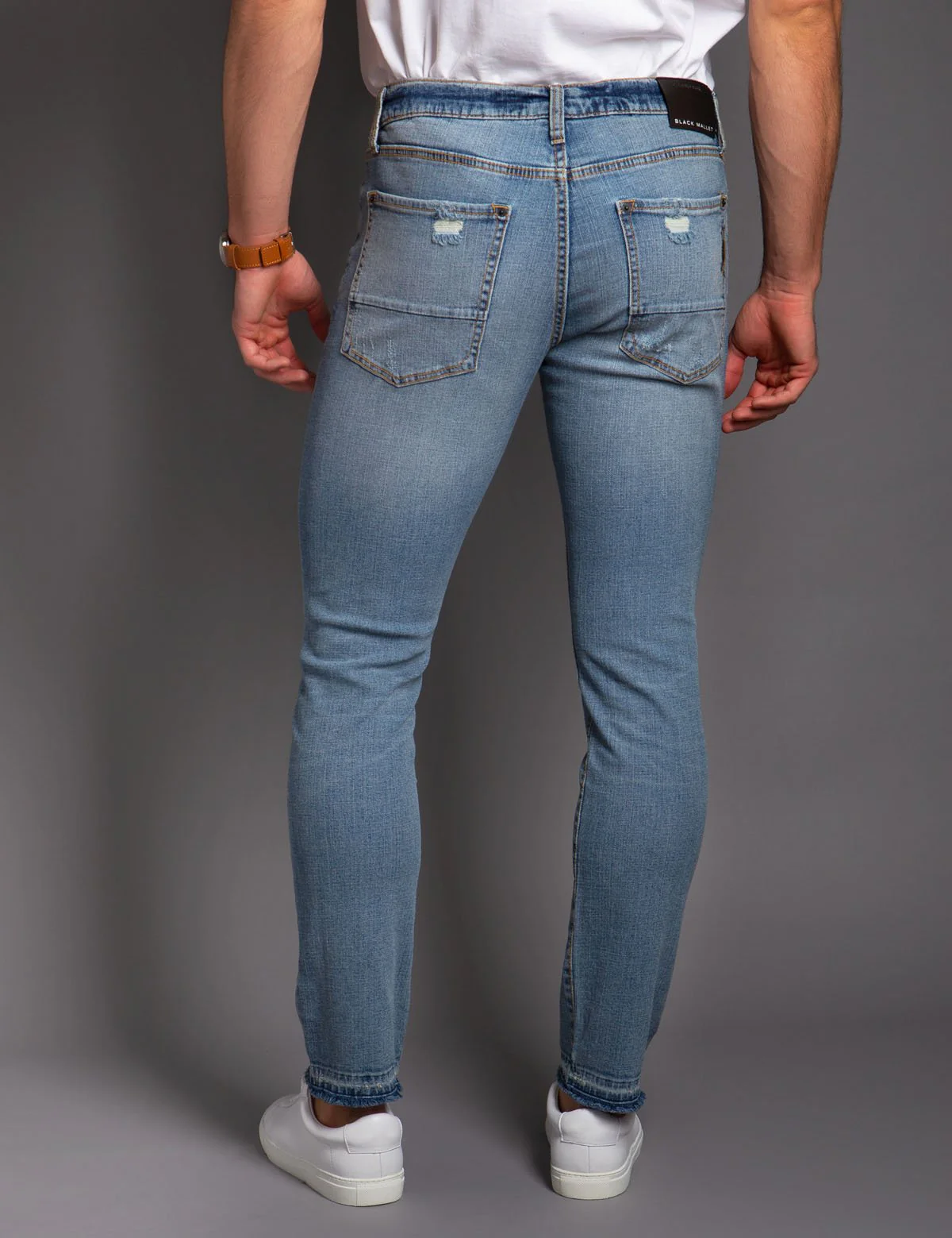 BLACK MALLET SKINNY FIT DENIM - Image 4