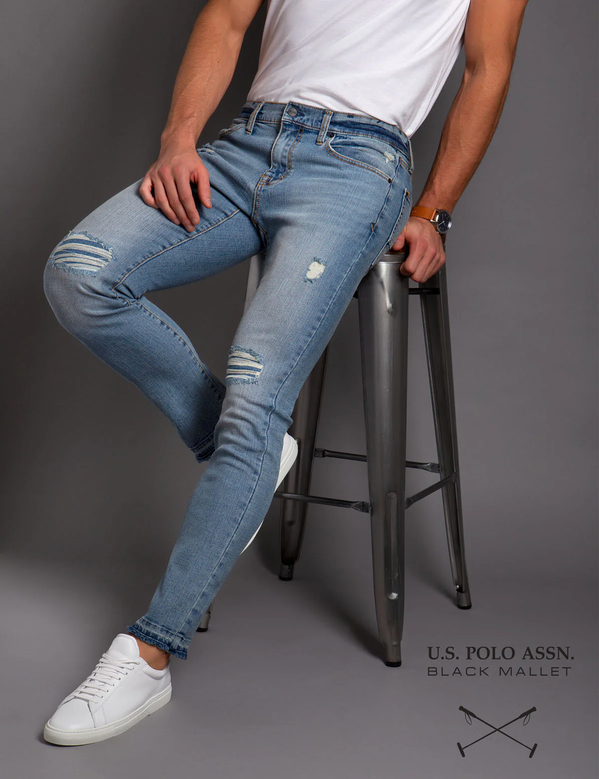 BLACK MALLET SKINNY FIT DENIM - Image 7