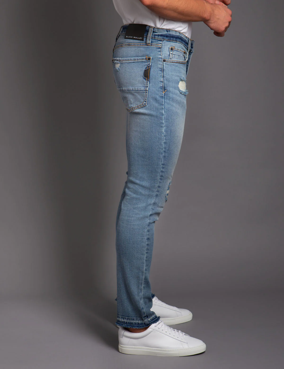 BLACK MALLET SKINNY FIT DENIM - Image 9