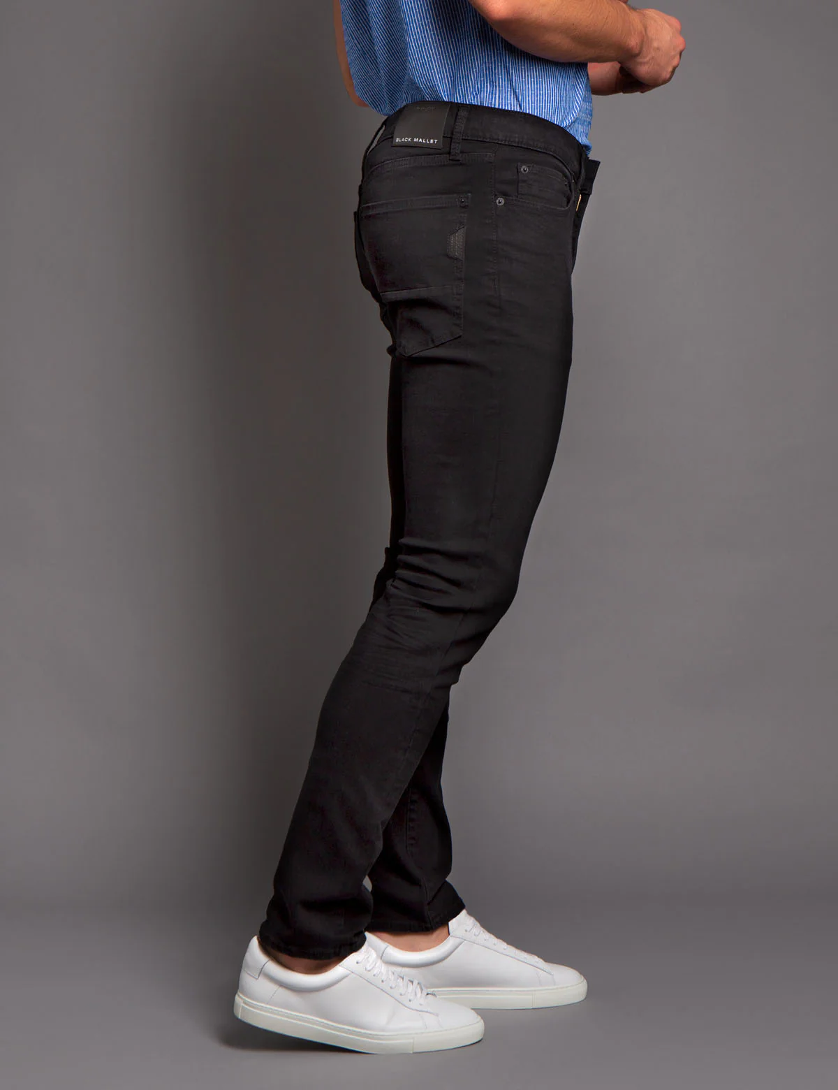 BLACK MALLET SKINNY FIT DENIM - Image 2