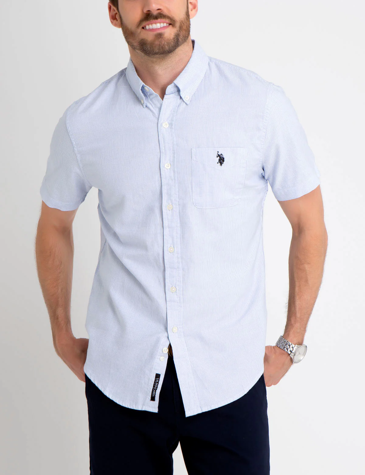 BLACK MALLET SLIM FIT SHIRT - Image 13