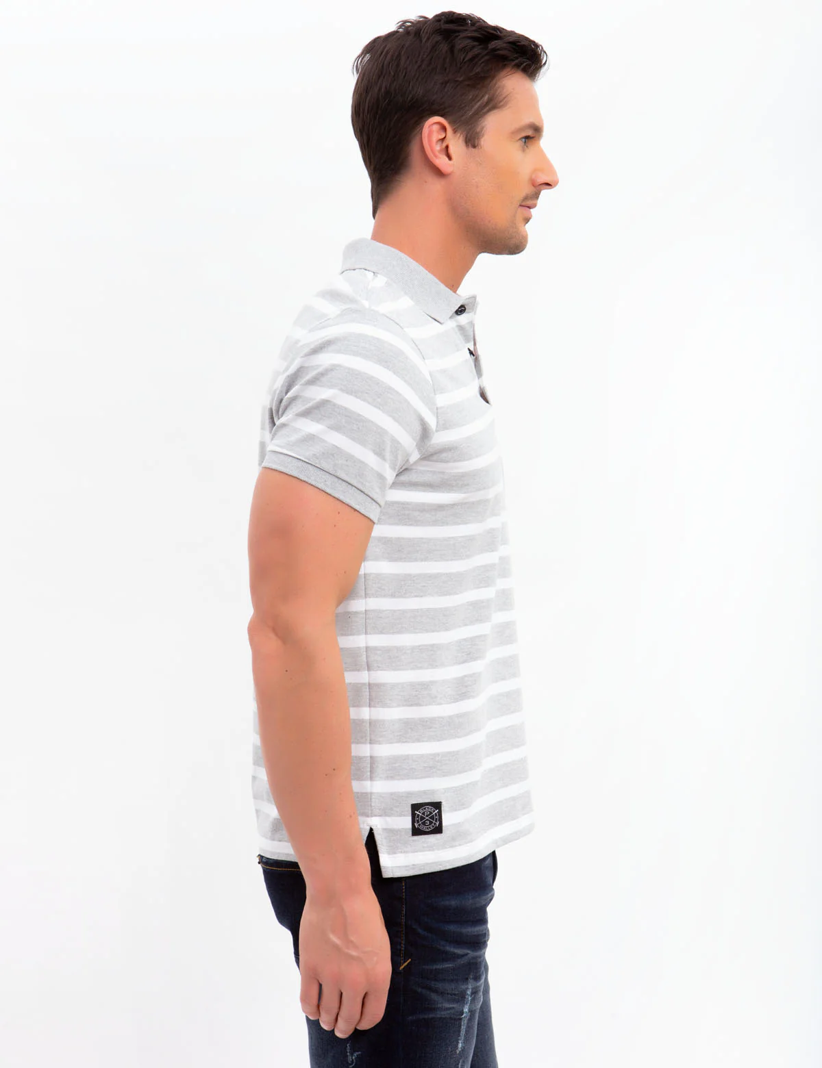 BLACK MALLET STRIPED POLO SHIRT - Image 16