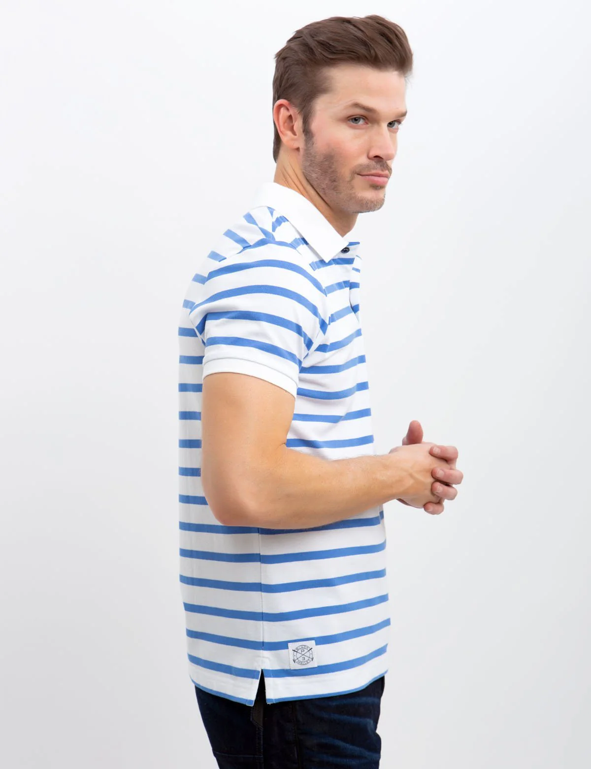 BLACK MALLET STRIPED POLO SHIRT - Image 3