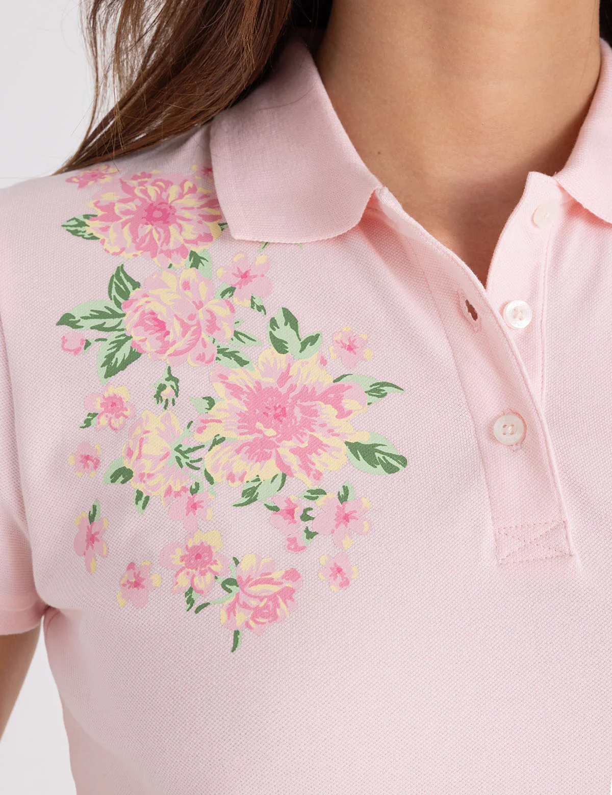 BLOSSOM PRINTED POLO SHIRT - Image 2