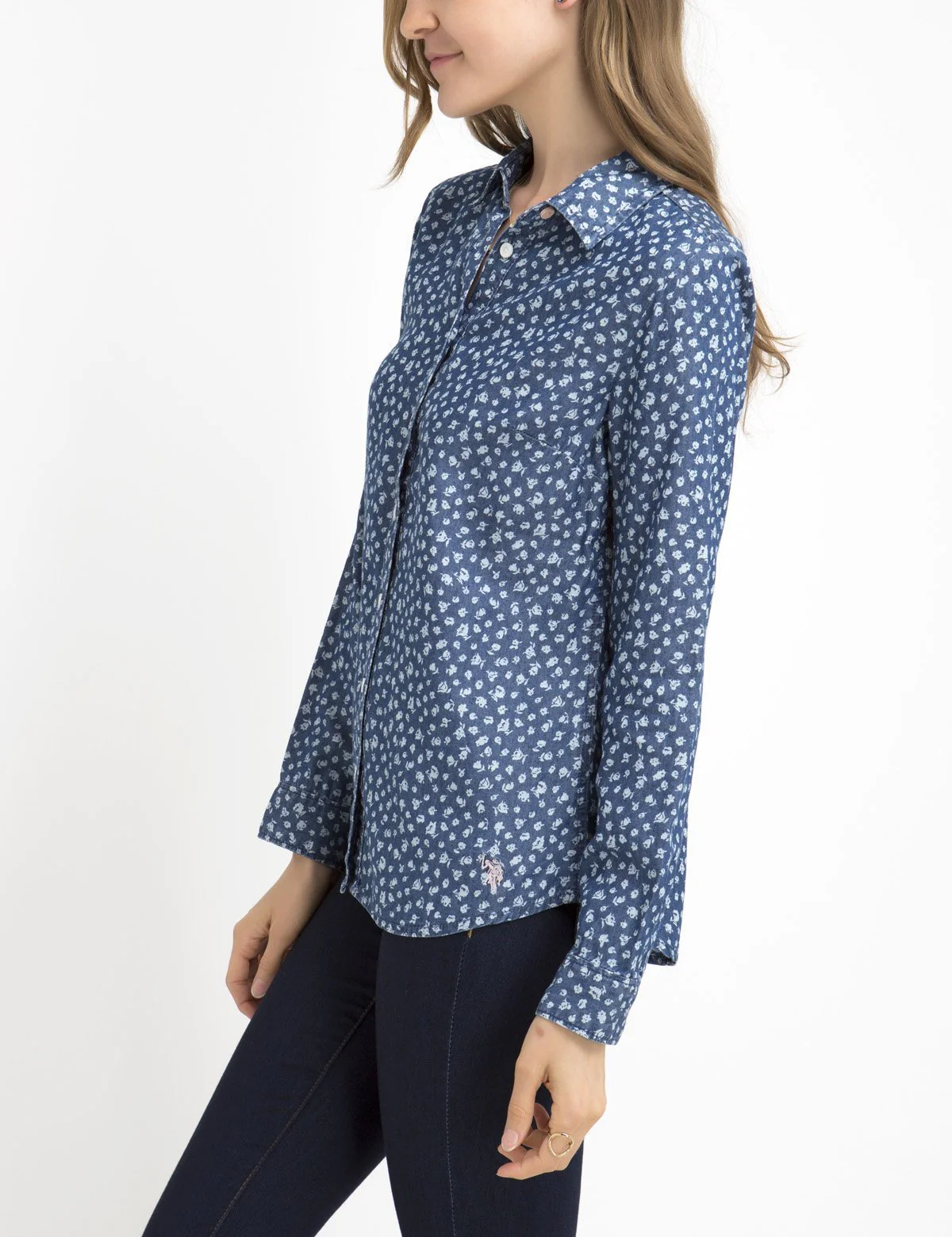 BOTANICAL LIGHTWEIGHT CHAMBRAY SHIRT - Image 2