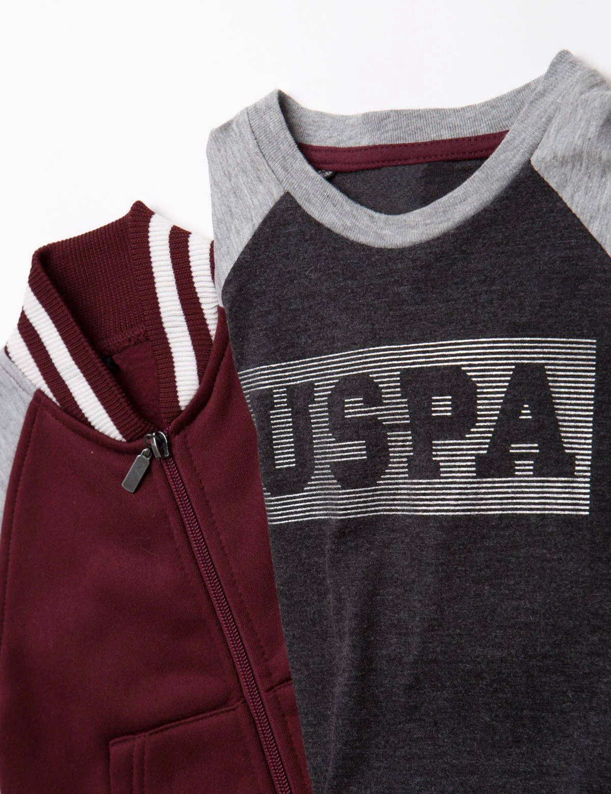 BOYS 3 PIECE SET - FLEECE, TEE & PANTS - Image 2