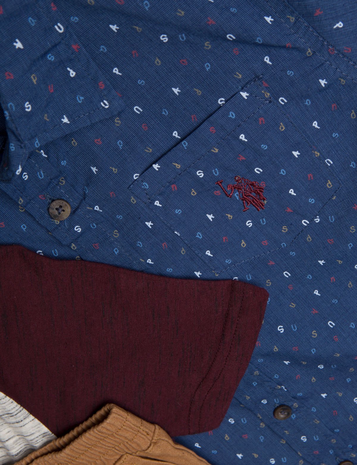 BOYS 3 PIECE SET - SHIRT, TEE & JOGGERS - Image 6
