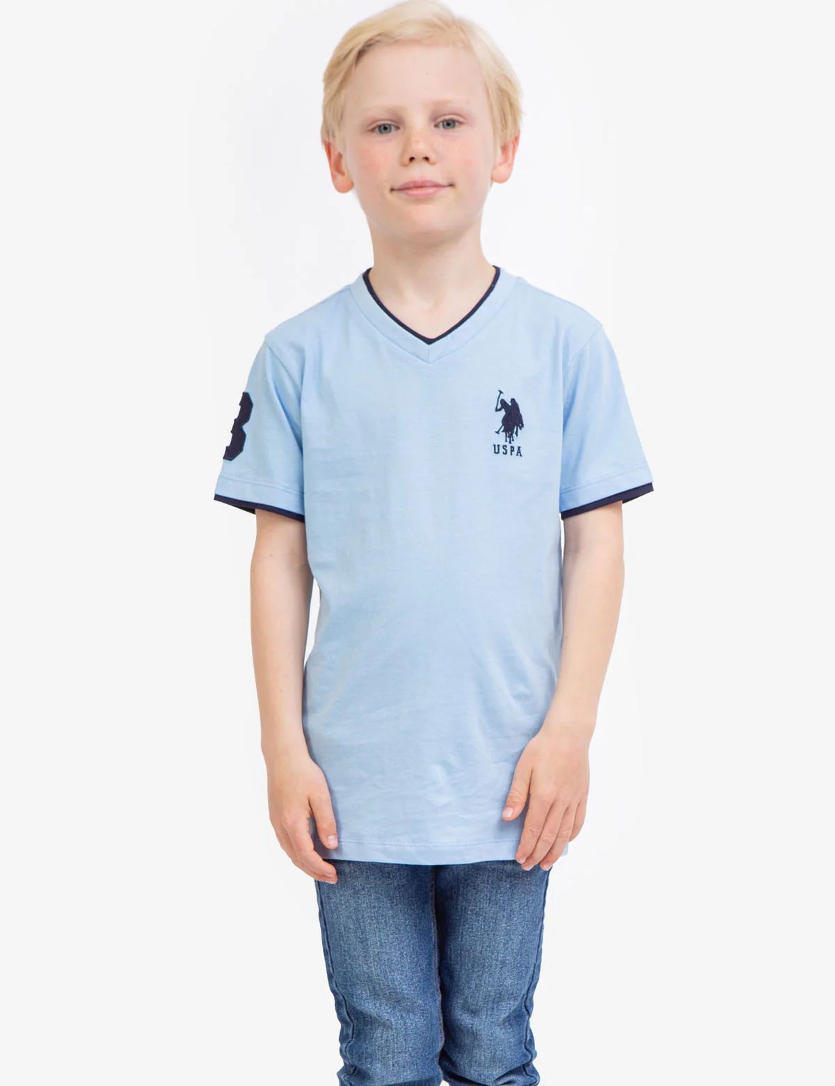 BOYS BASIC V-NECK T-SHIRT - Image 9