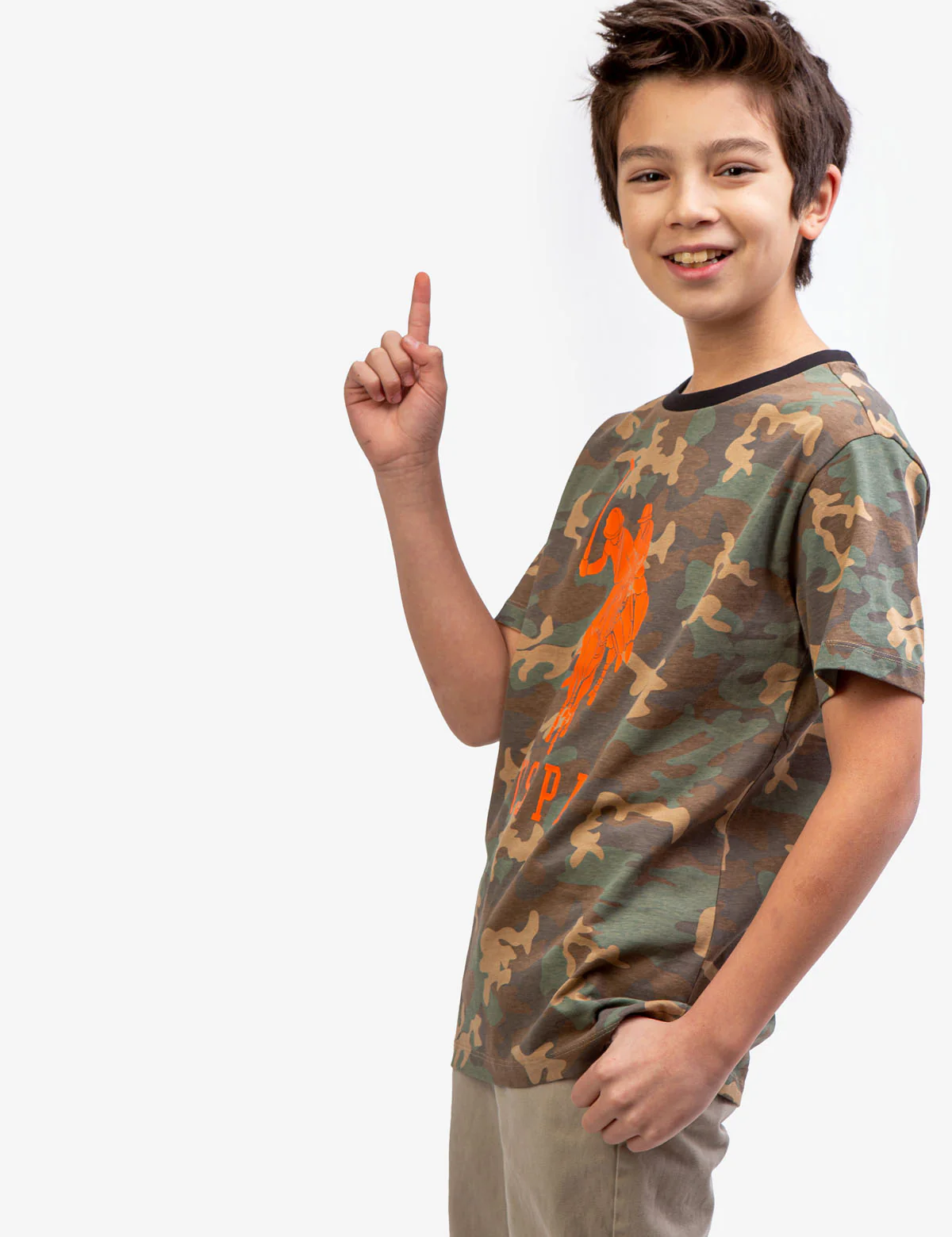 BOYS CAMO CREW NECK T-SHIRT - Image 3