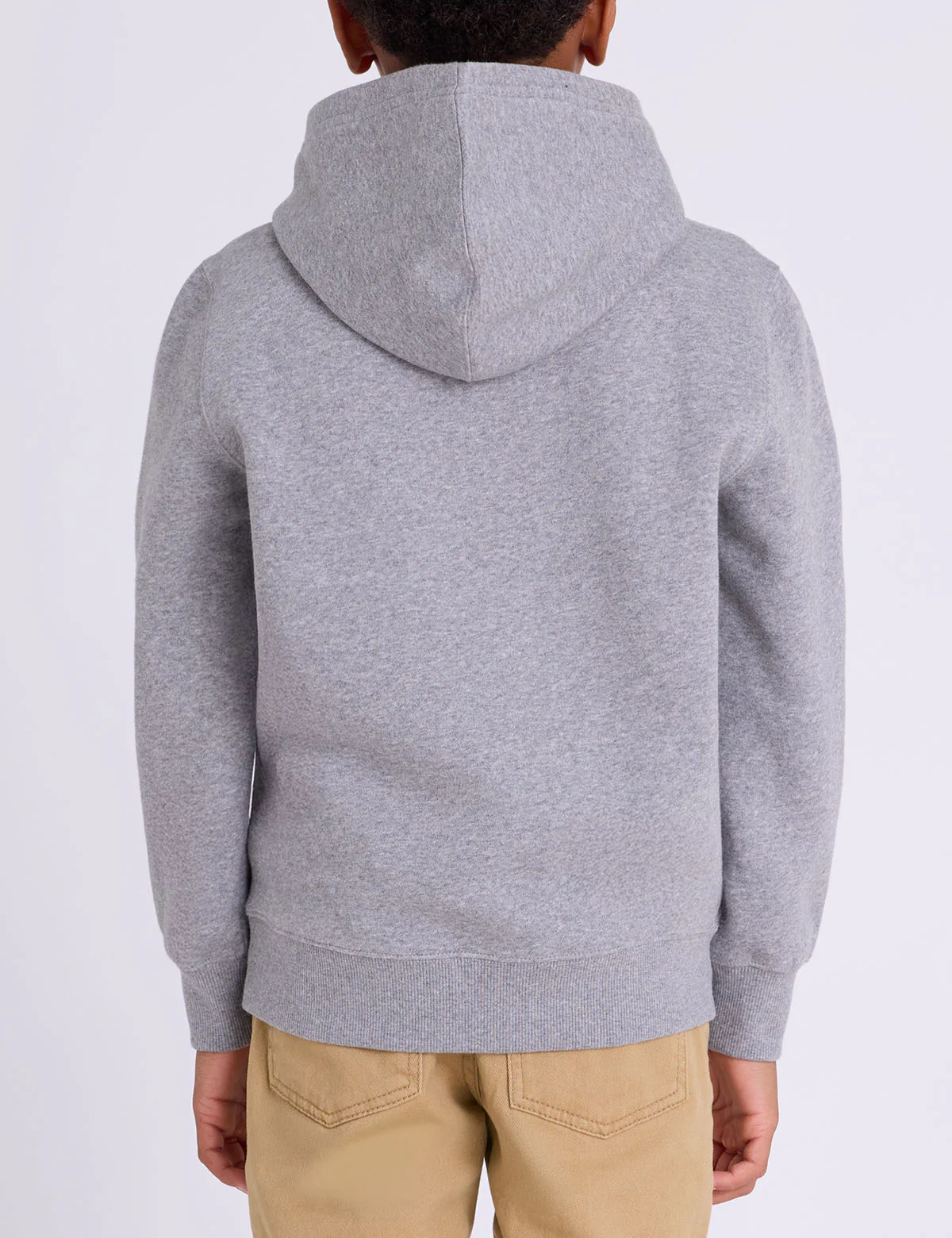 BOYS CHEST STRIPE FLEECE HOODIE - Image 9