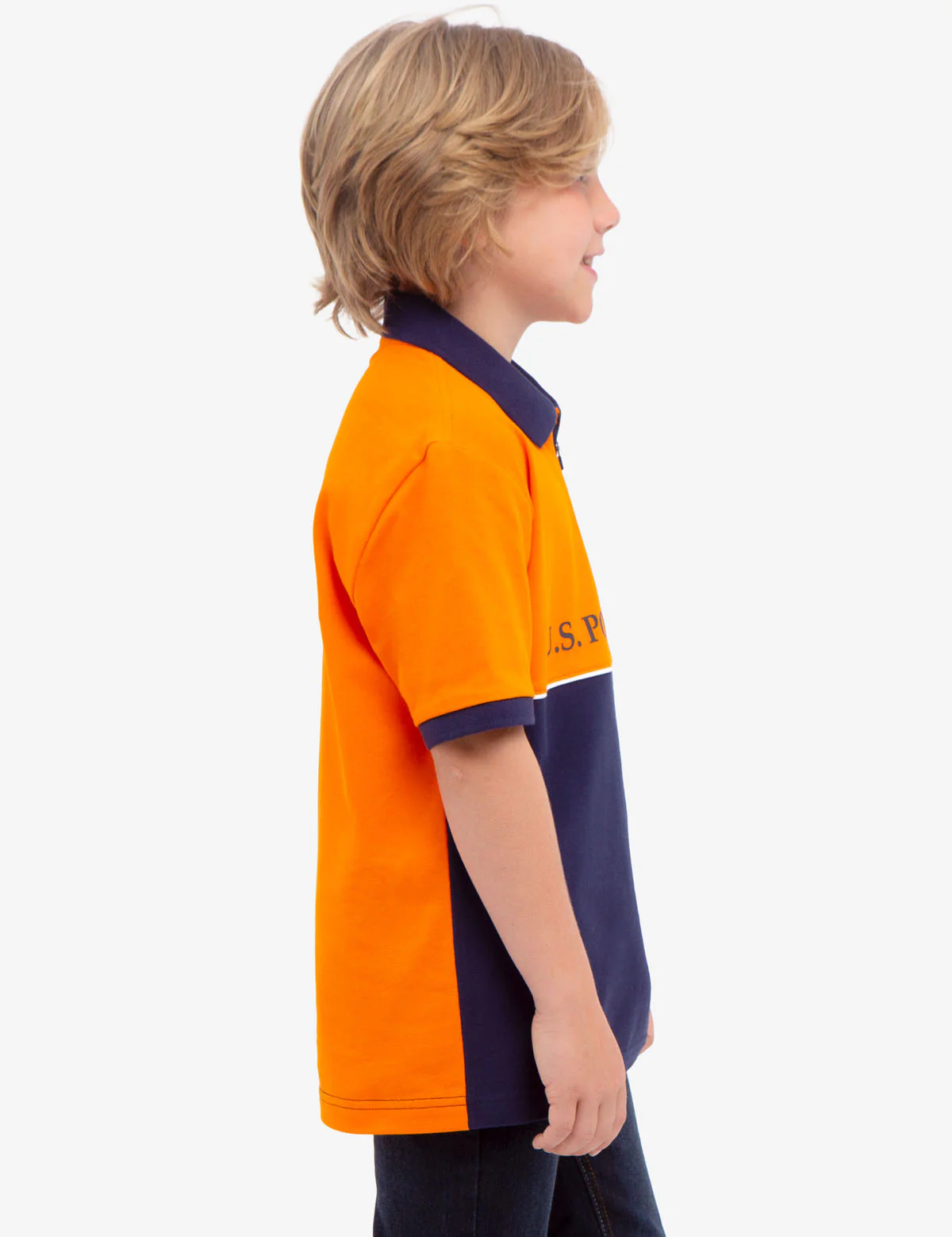 BOYS COLORBLOCK PIQUE POLO SHIRT - Image 3