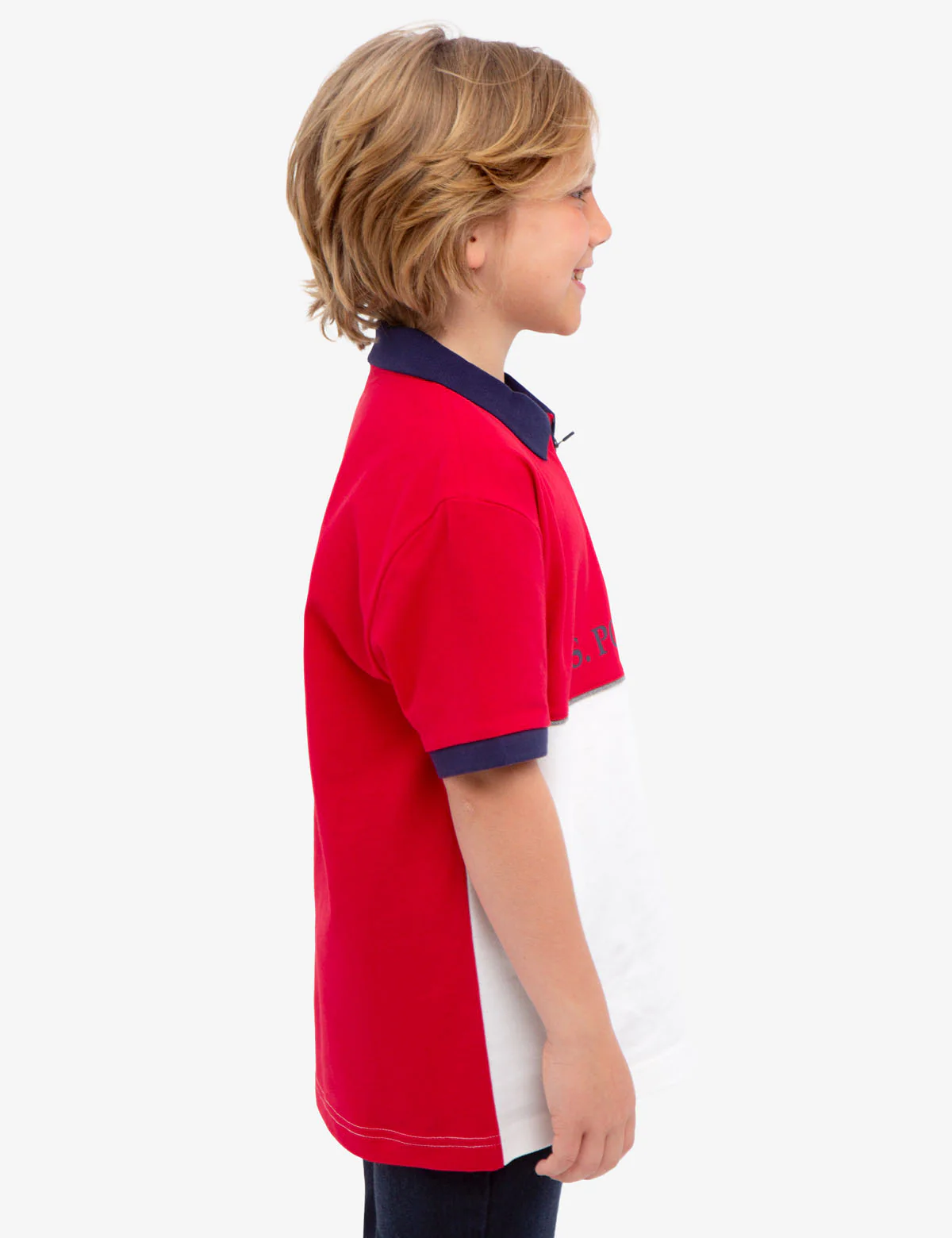 BOYS COLORBLOCK PIQUE POLO SHIRT - Image 6