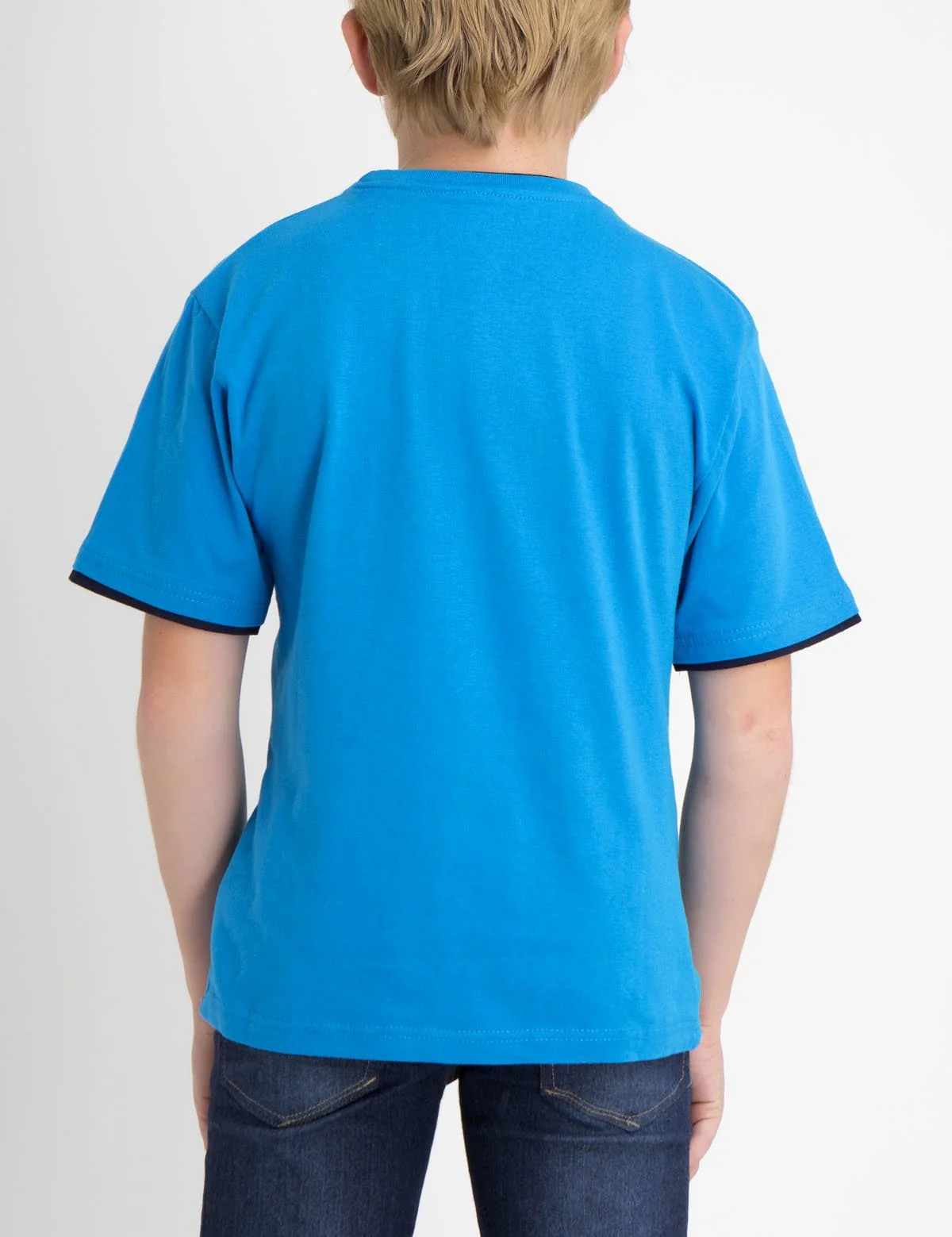 Boys Crew Neck Multi-Color Logo T-Shirt - Image 10