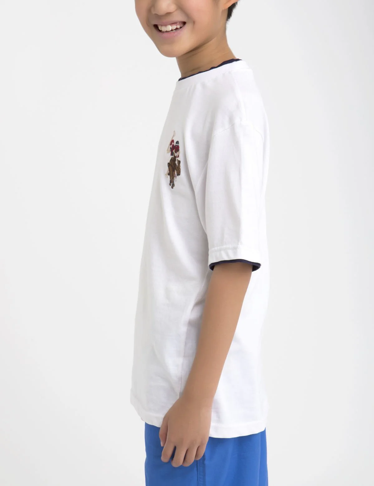 Boys Crew Neck Multi-Color Logo T-Shirt - Image 11