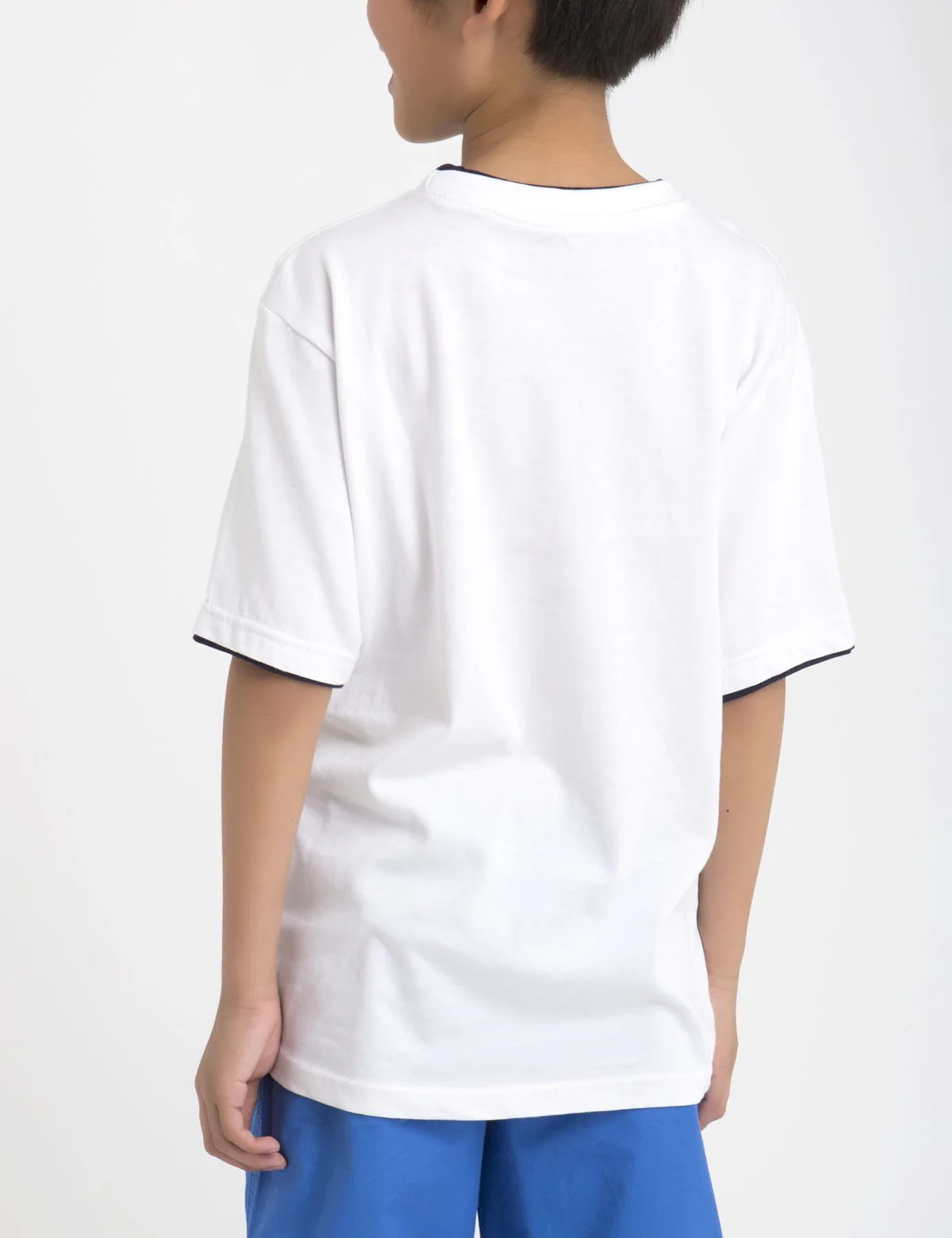 Boys Crew Neck Multi-Color Logo T-Shirt - Image 13