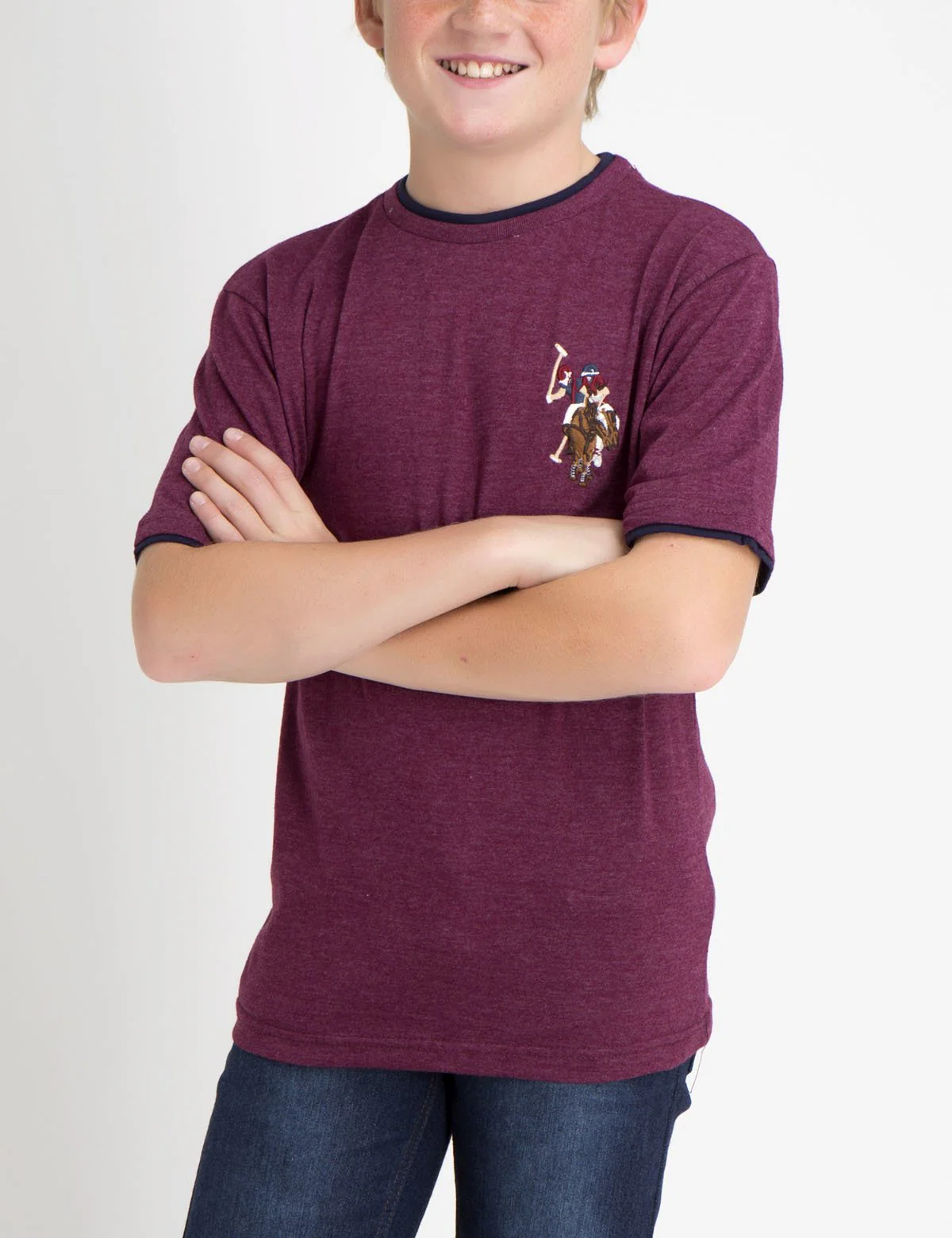 Boys Crew Neck Multi-Color Logo T-Shirt - Image 14