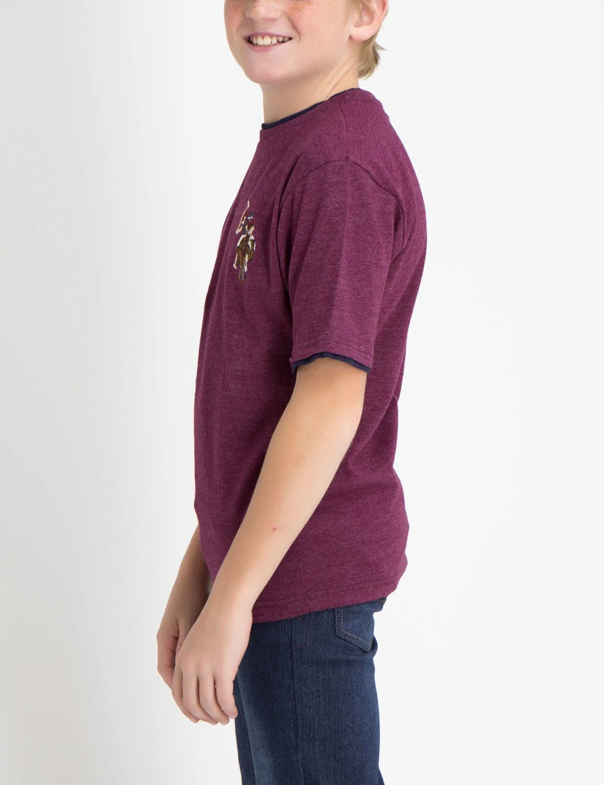 Boys Crew Neck Multi-Color Logo T-Shirt - Image 15