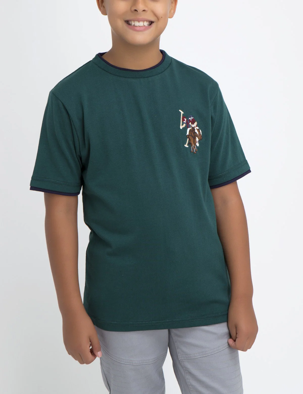 Boys Crew Neck Multi-Color Logo T-Shirt - Image 21