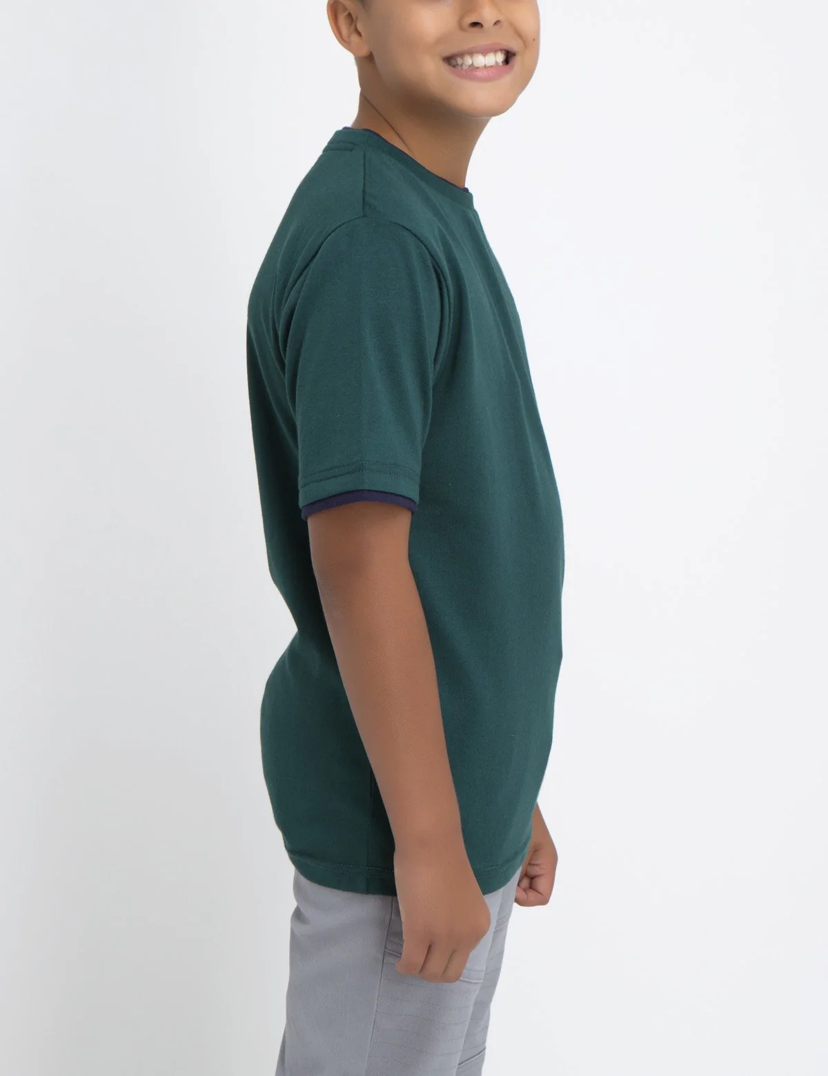 Boys Crew Neck Multi-Color Logo T-Shirt - Image 22