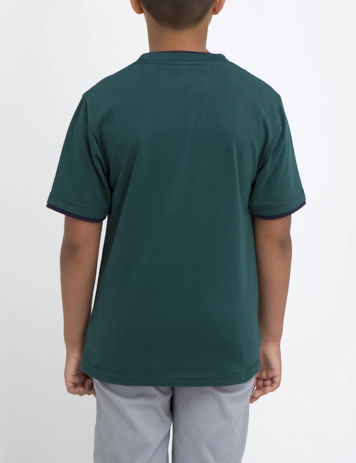 Boys Crew Neck Multi-Color Logo T-Shirt - Image 23