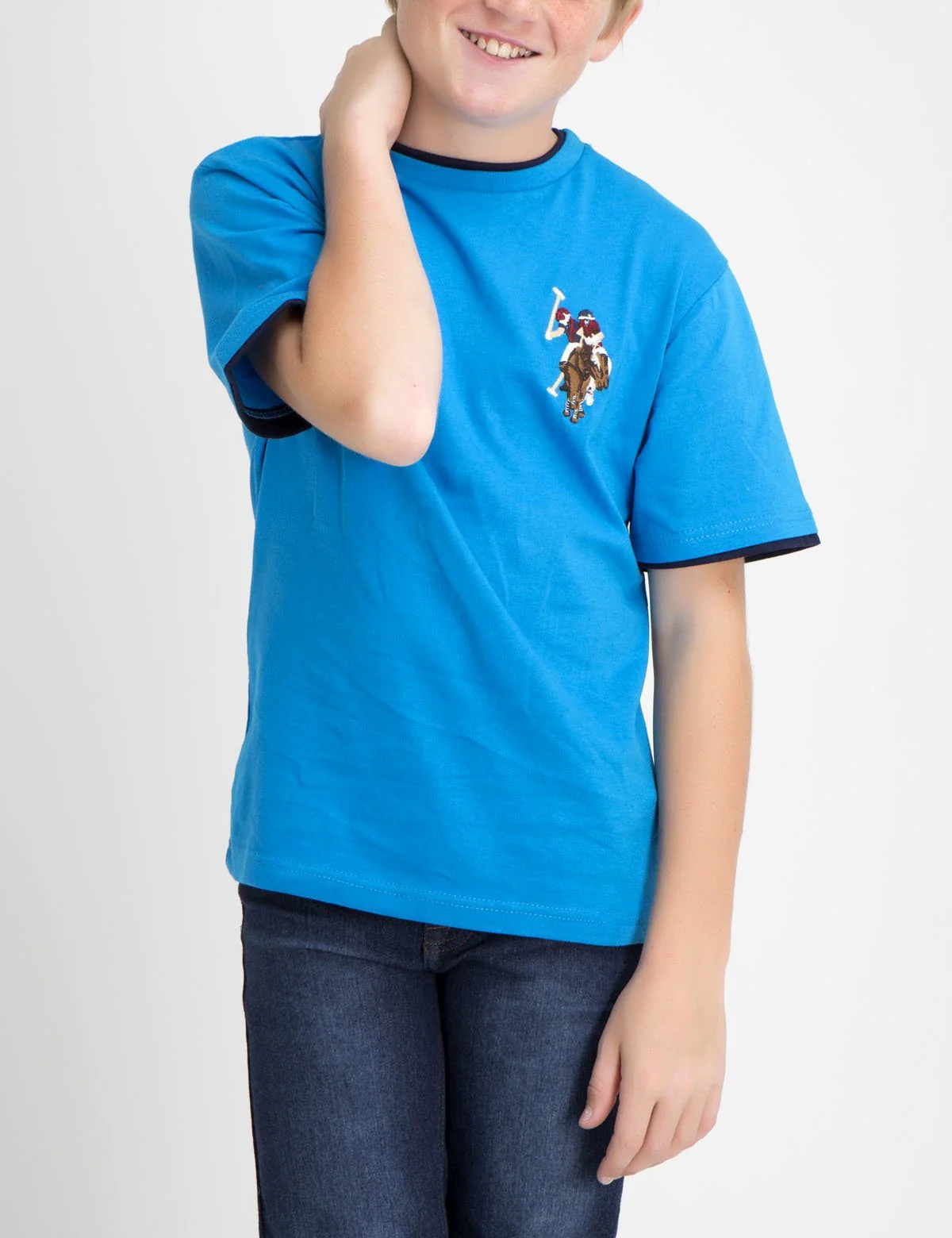 Boys Crew Neck Multi-Color Logo T-Shirt - Image 37