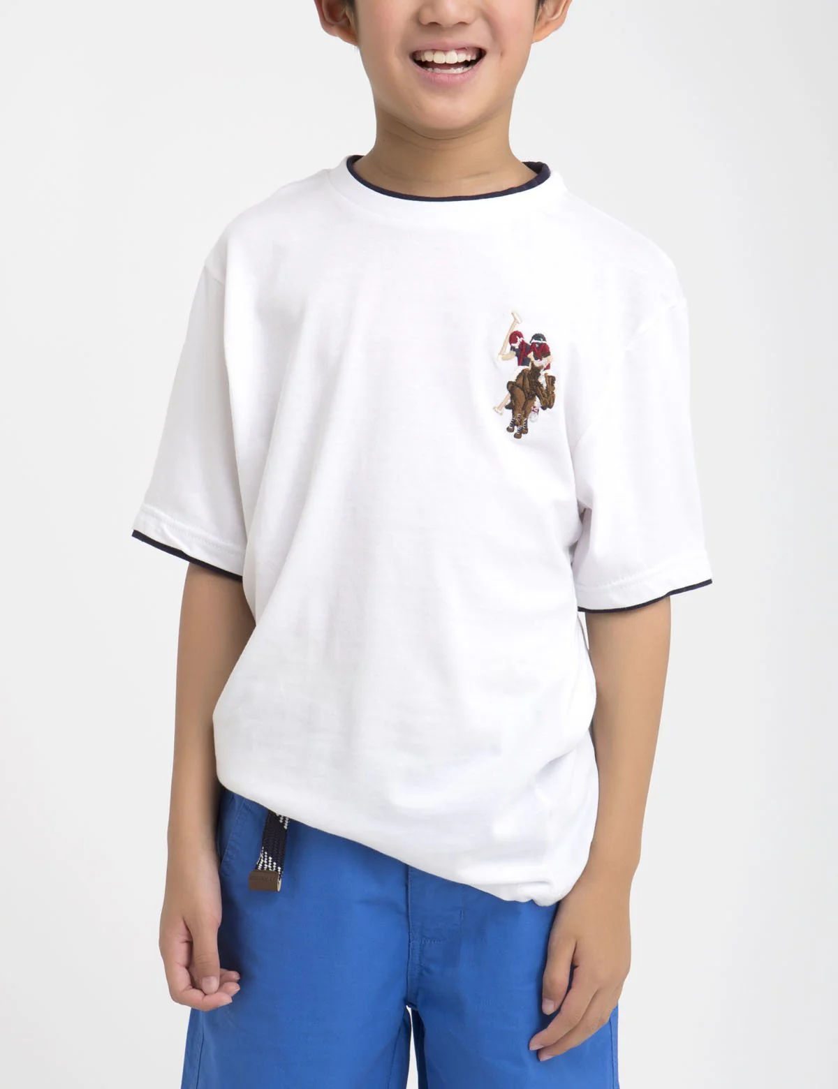 Boys Crew Neck Multi-Color Logo T-Shirt - Image 38