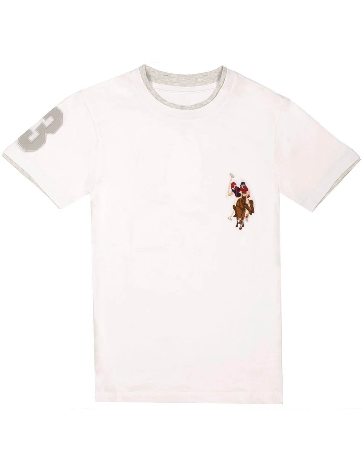 Boys Crew Neck Multi-Color Logo T-Shirt - Image 6