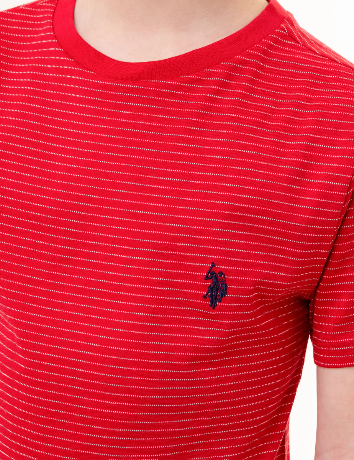 BOYS DASH STRIPE CREW NECK T-SHIRT - Image 2