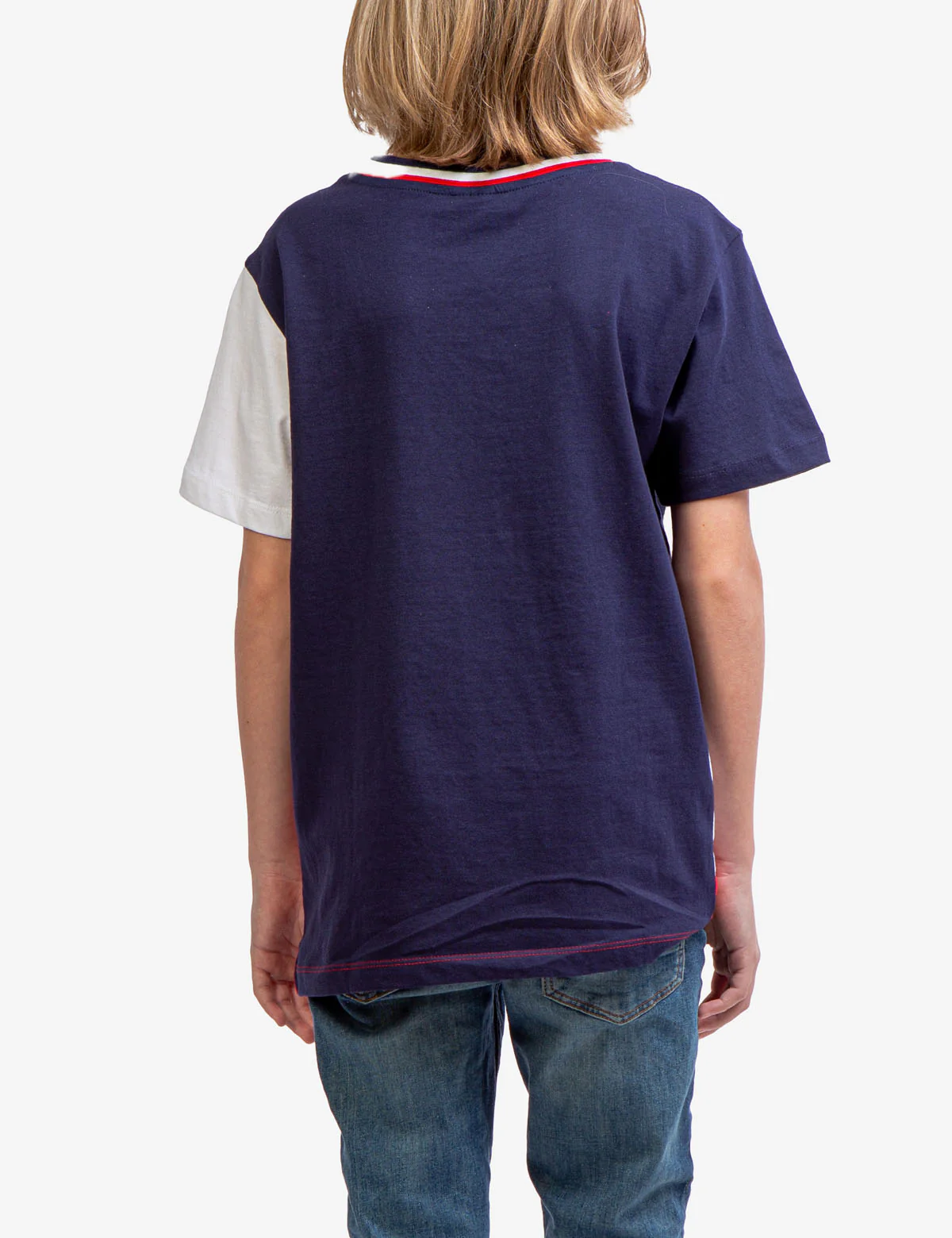 BOYS DIAGONAL CREW NECK T-SHIRT - Image 4