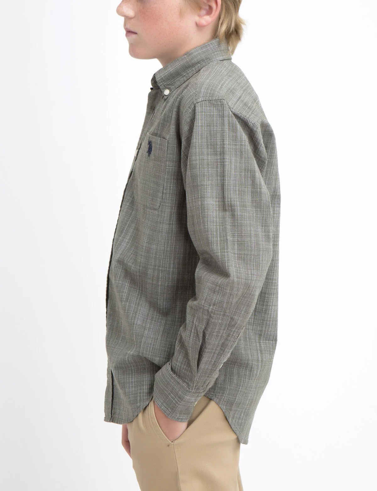 BOYS DOBBY SHIRT - Image 2