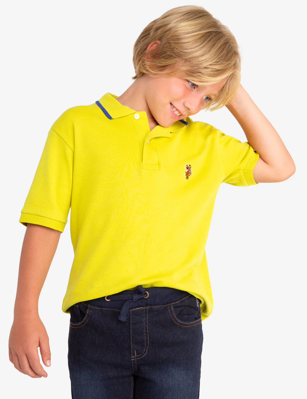 BOYS INTERLOCK POLO SHIRT