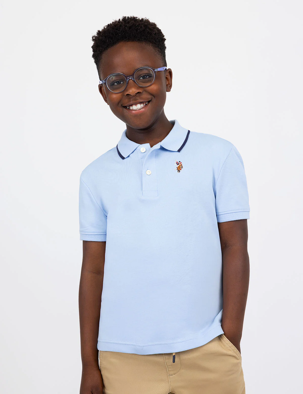 BOYS INTERLOCK POLO SHIRT