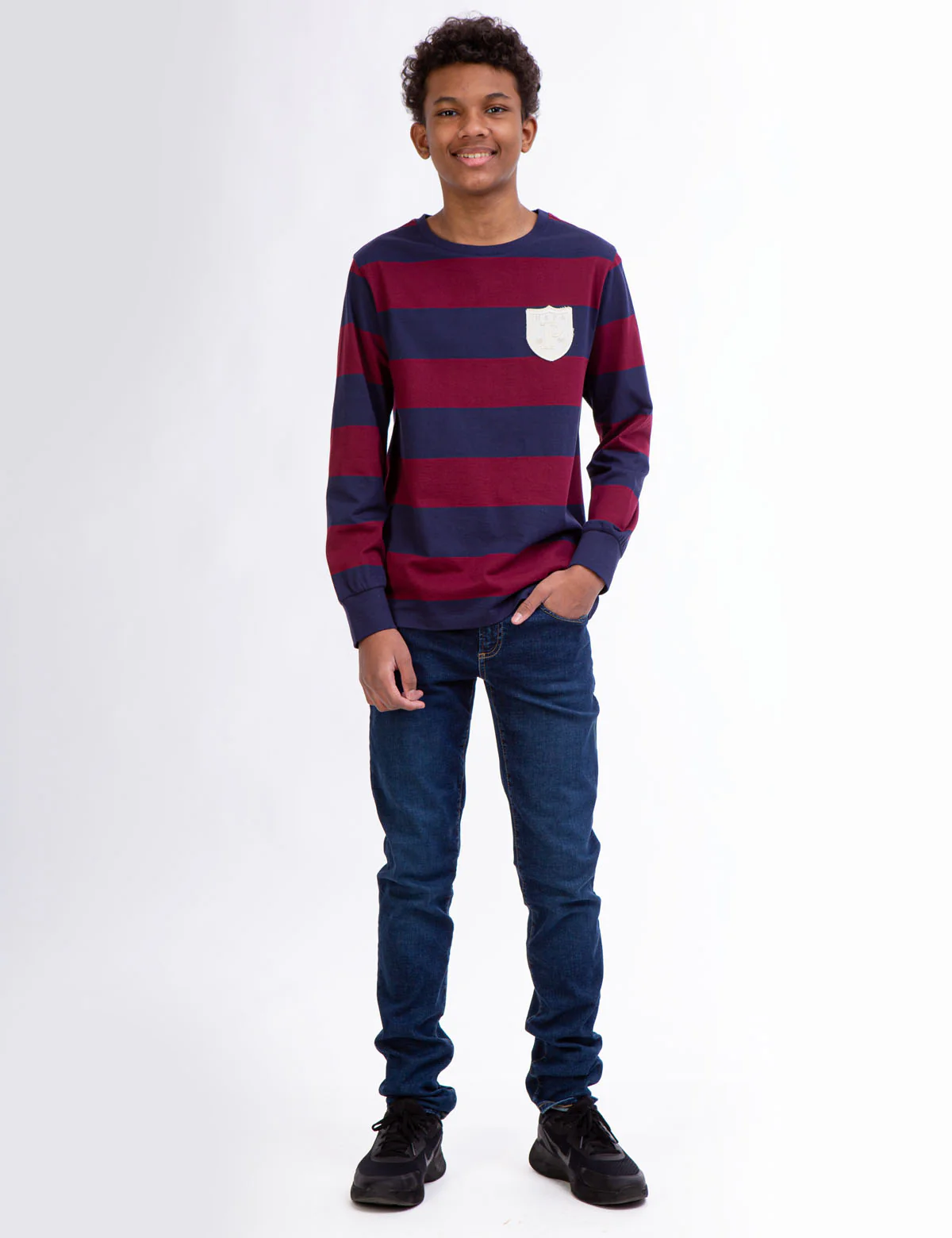 BOYS LONG SLEEVE RUGBY T-SHIRT - Image 2