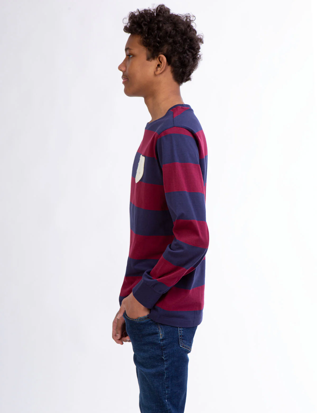 BOYS LONG SLEEVE RUGBY T-SHIRT - Image 3