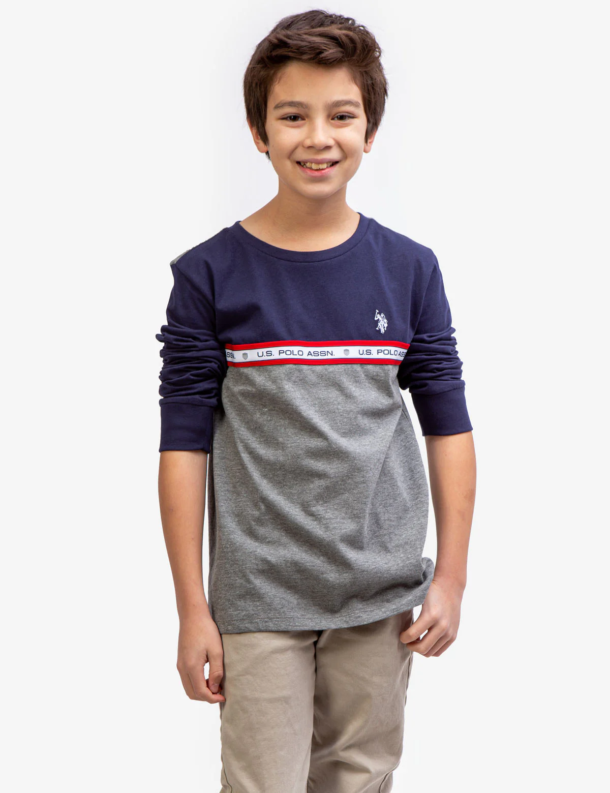BOYS LONG SLEEVE USPA T-SHIRT - Image 3