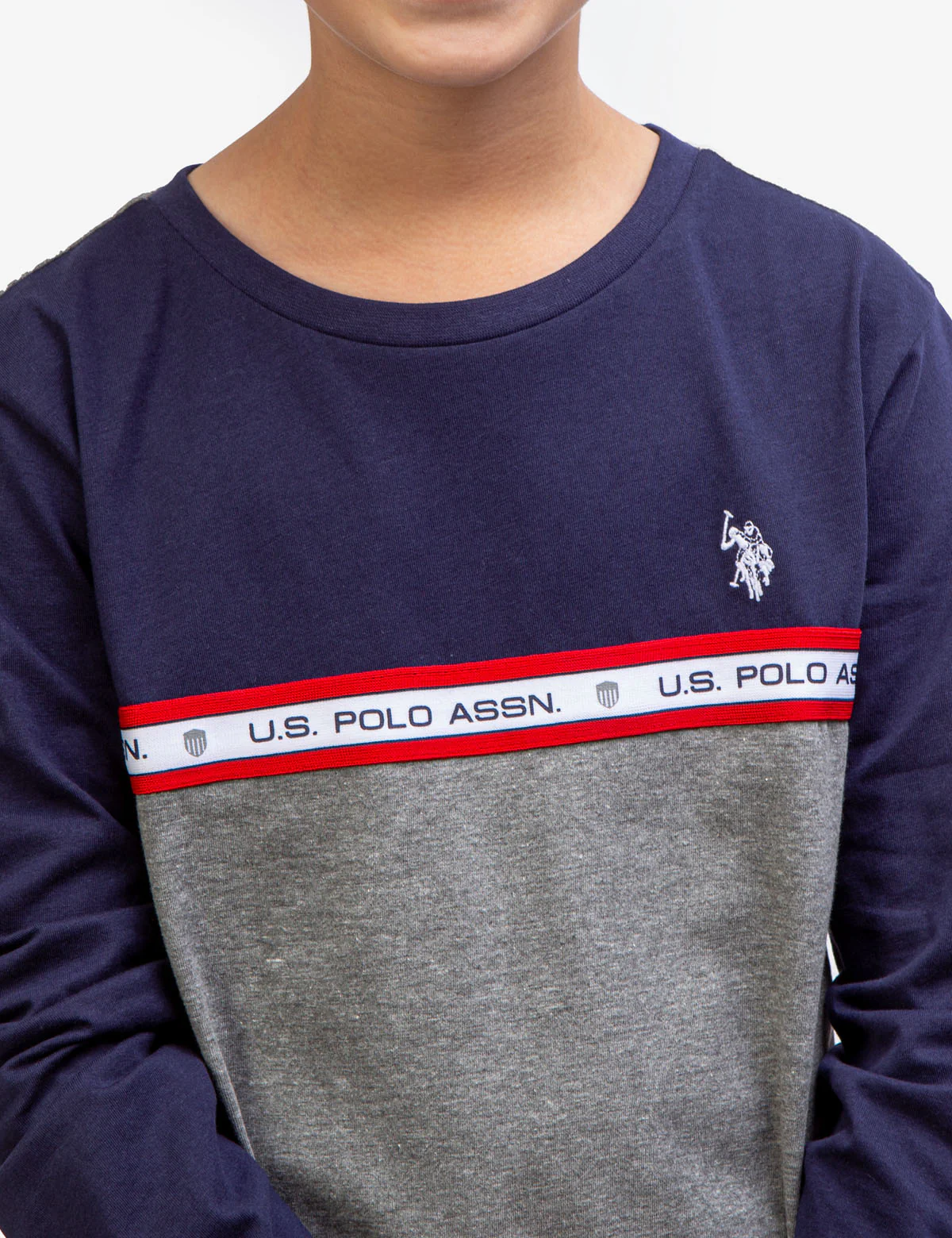 BOYS LONG SLEEVE USPA T-SHIRT - Image 4